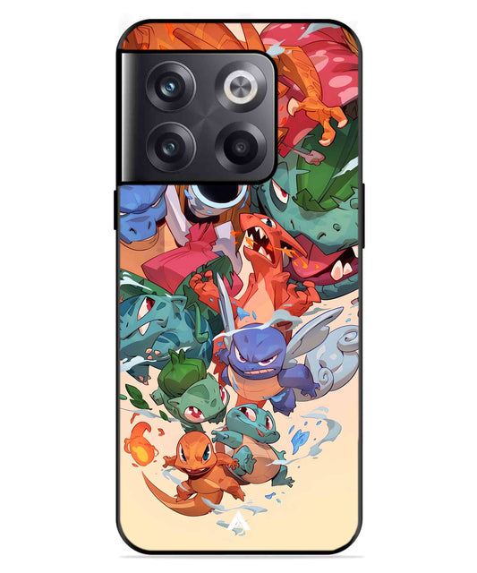 Pokemon Team 2 Metal Back Cover Phone Case for Oneplus 10T