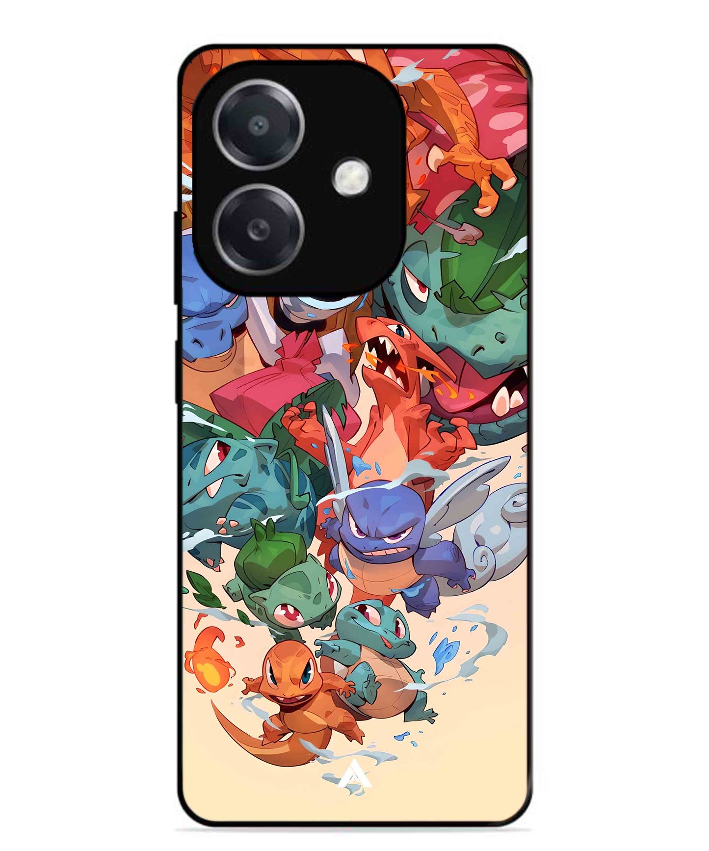 Pokemon Team 2 Metal Back Cover Phone Case for Oppo A3