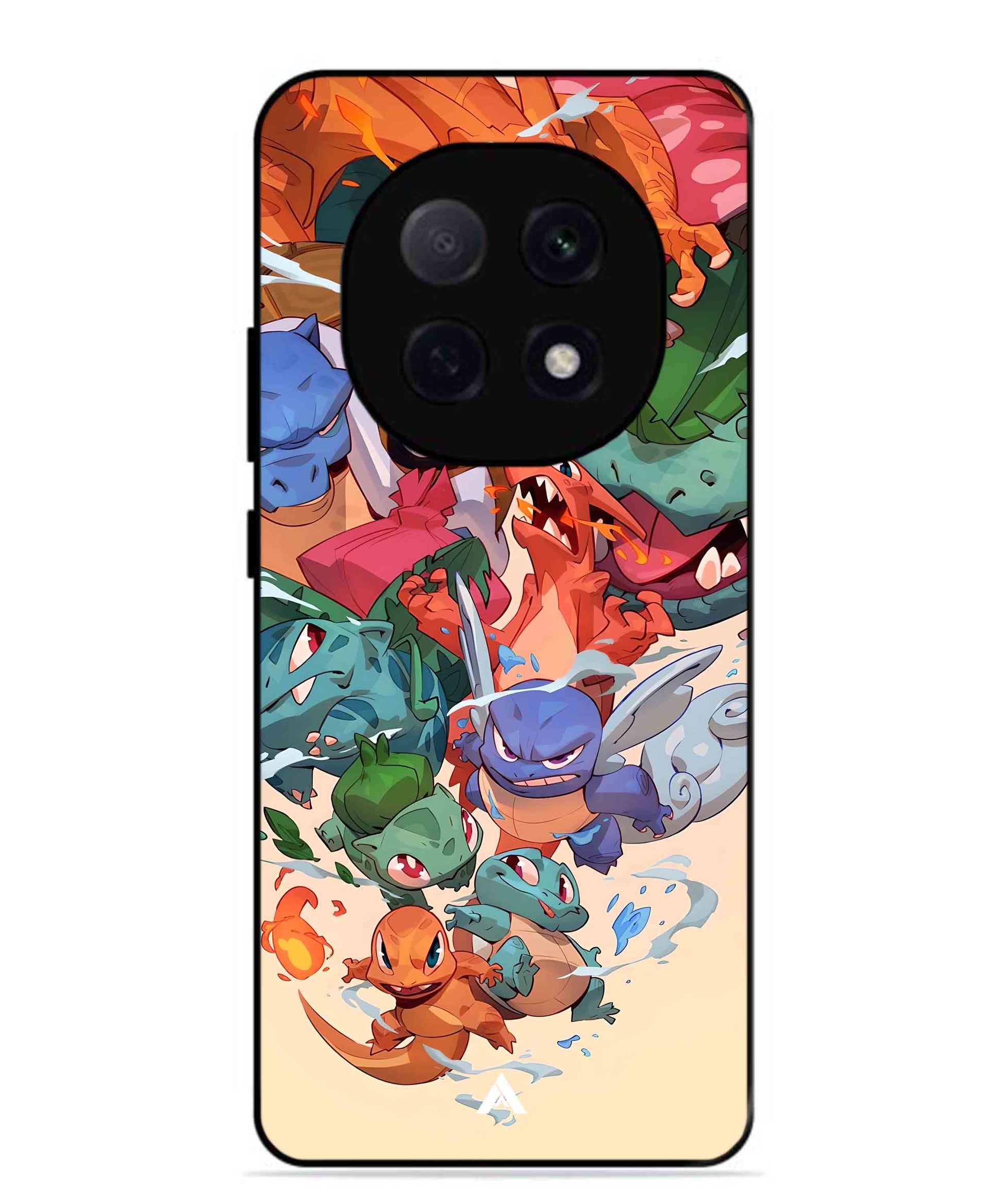 Pokemon Team 2 Metal Back Cover Phone Case for Oppo F29 Pro