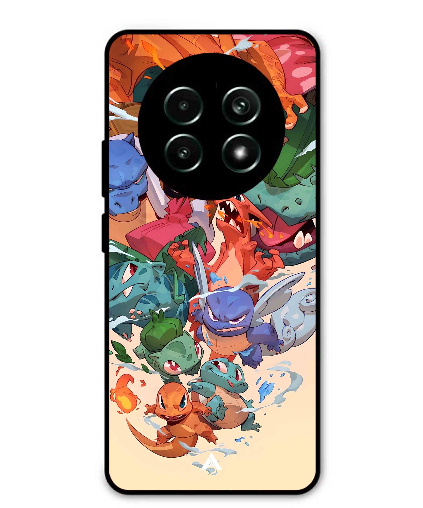 Pokemon Team 2 Metal Back Cover Phone Case for Realme 13 Pro