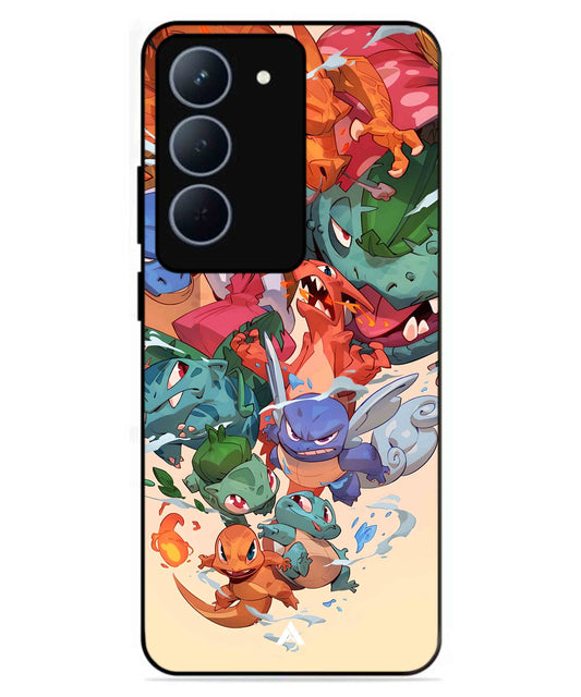 Pokemon Team 2 Metal Back Cover Phone Case for Realme P3X