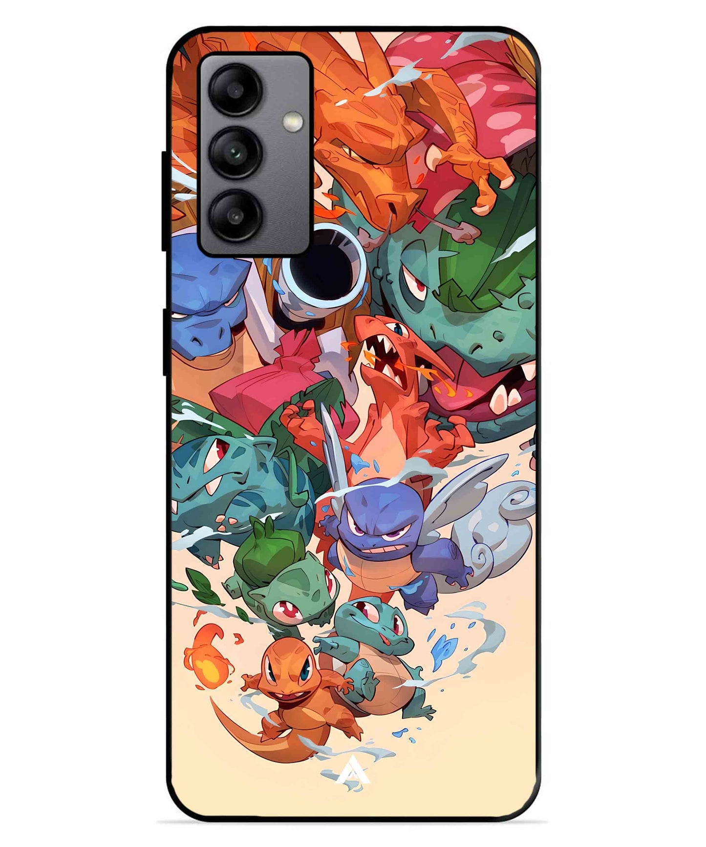 Pokemon Team 2 Metal Back Cover Phone Case for Samsung Galaxy A04s