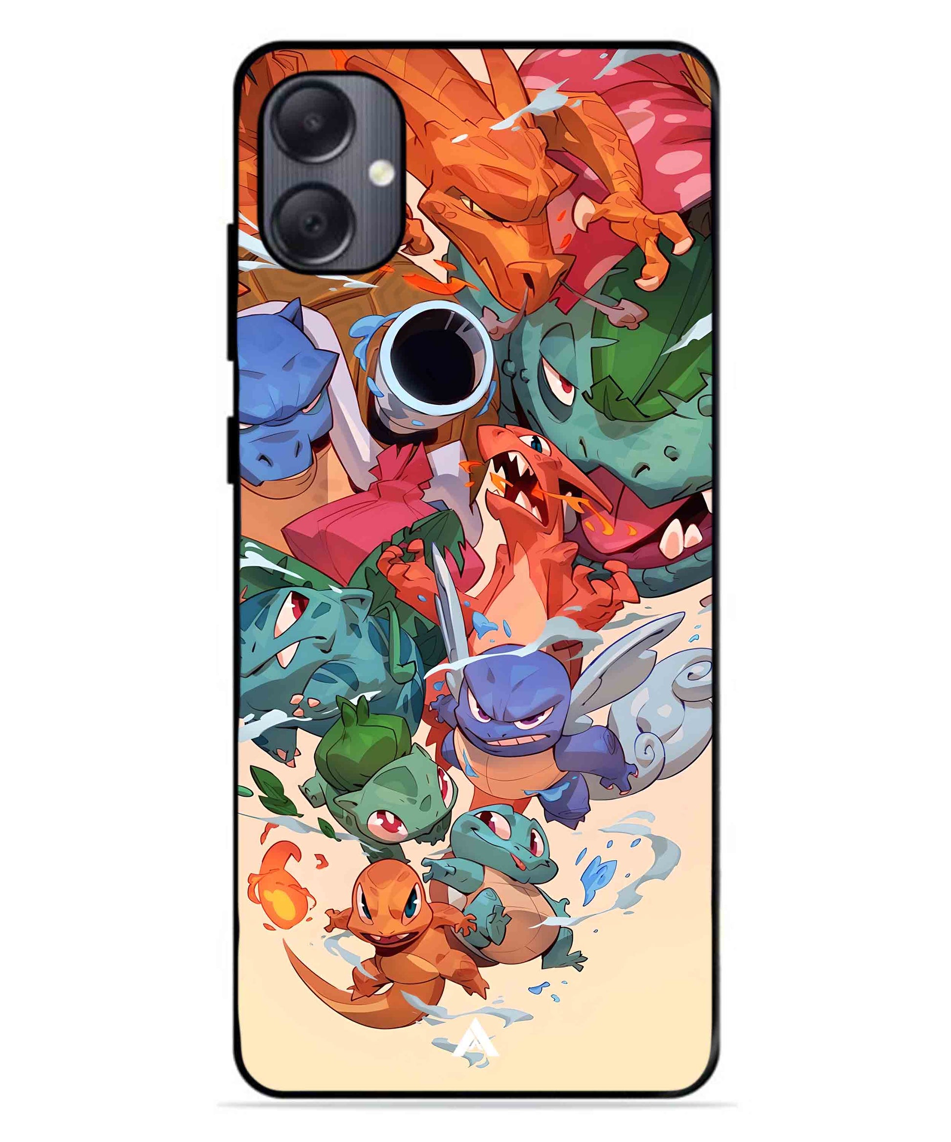 Pokemon Team 2 Metal Back Cover Phone Case for Samsung Galaxy A05