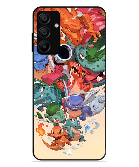 Pokemon Team 2 Metal Back Cover Phone Case for Samsung Galaxy A15 5G