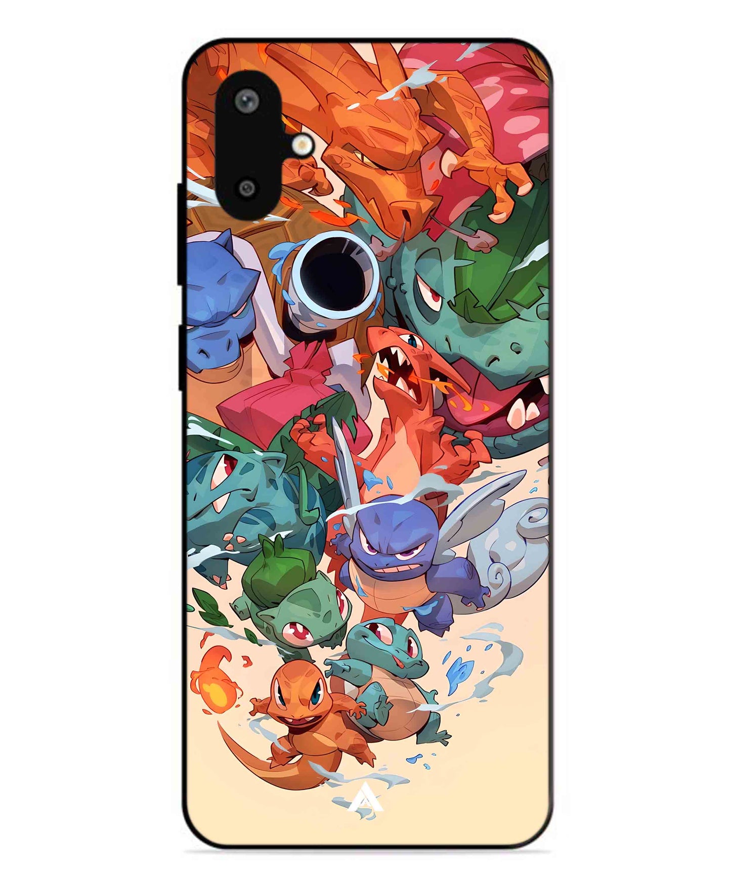 Pokemon Team 2 Metal Back Cover Phone Case for Samsung Galaxy F06