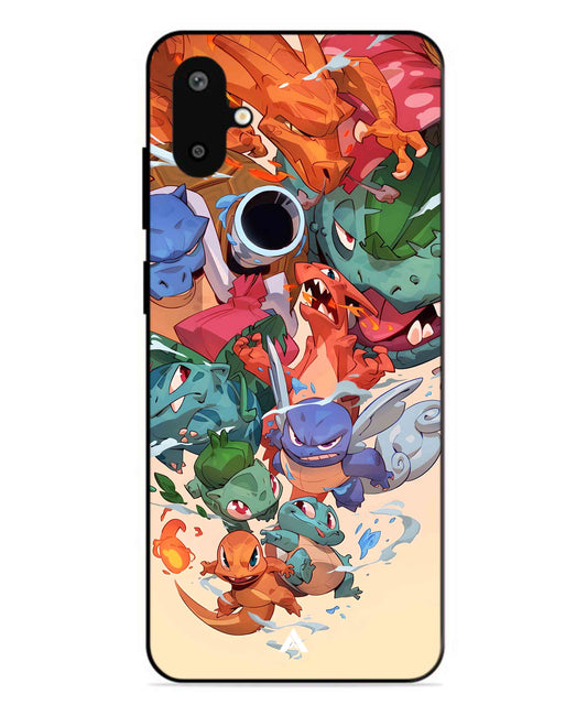 Pokemon Team 2 Metal Back Cover Phone Case for Samsung Galaxy F06