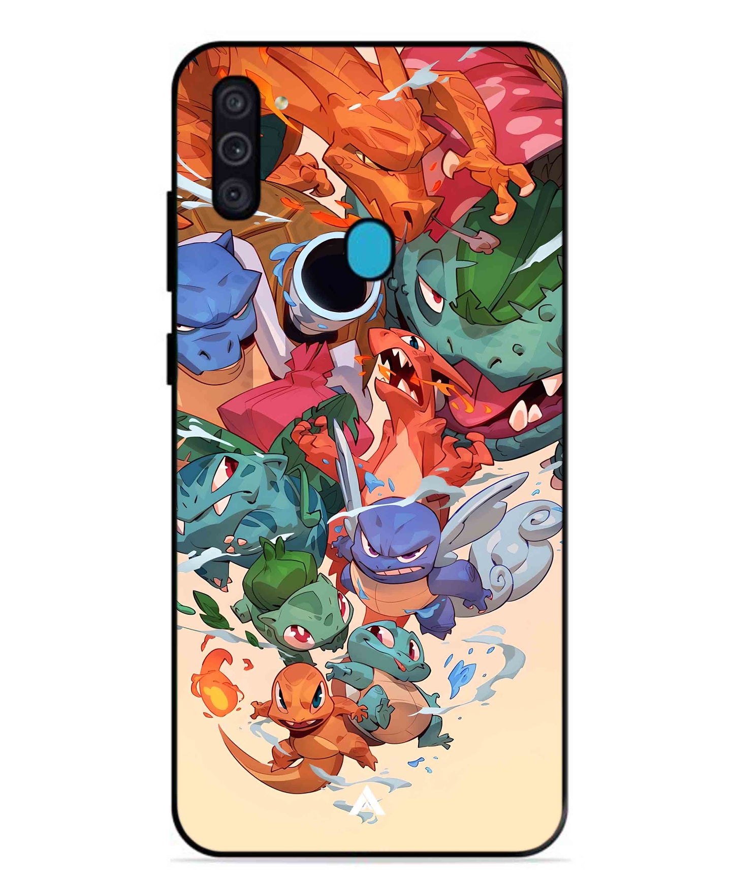 Pokemon Team 2 Metal Back Cover Phone Case for Samsung Galaxy F11