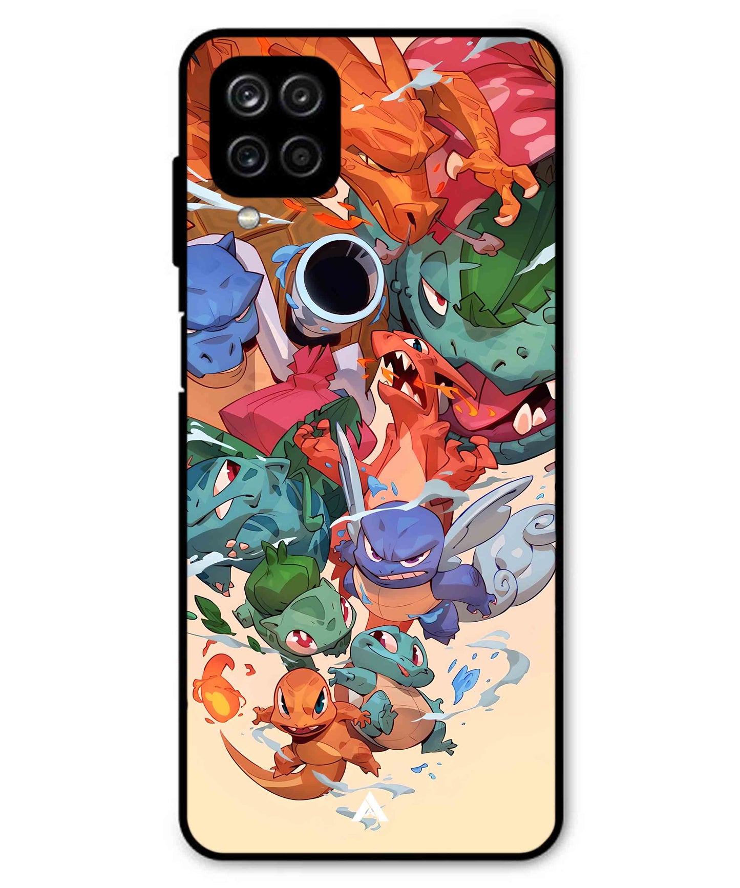 Pokemon Team 2 Metal Back Cover Phone Case for Samsung Galaxy F22