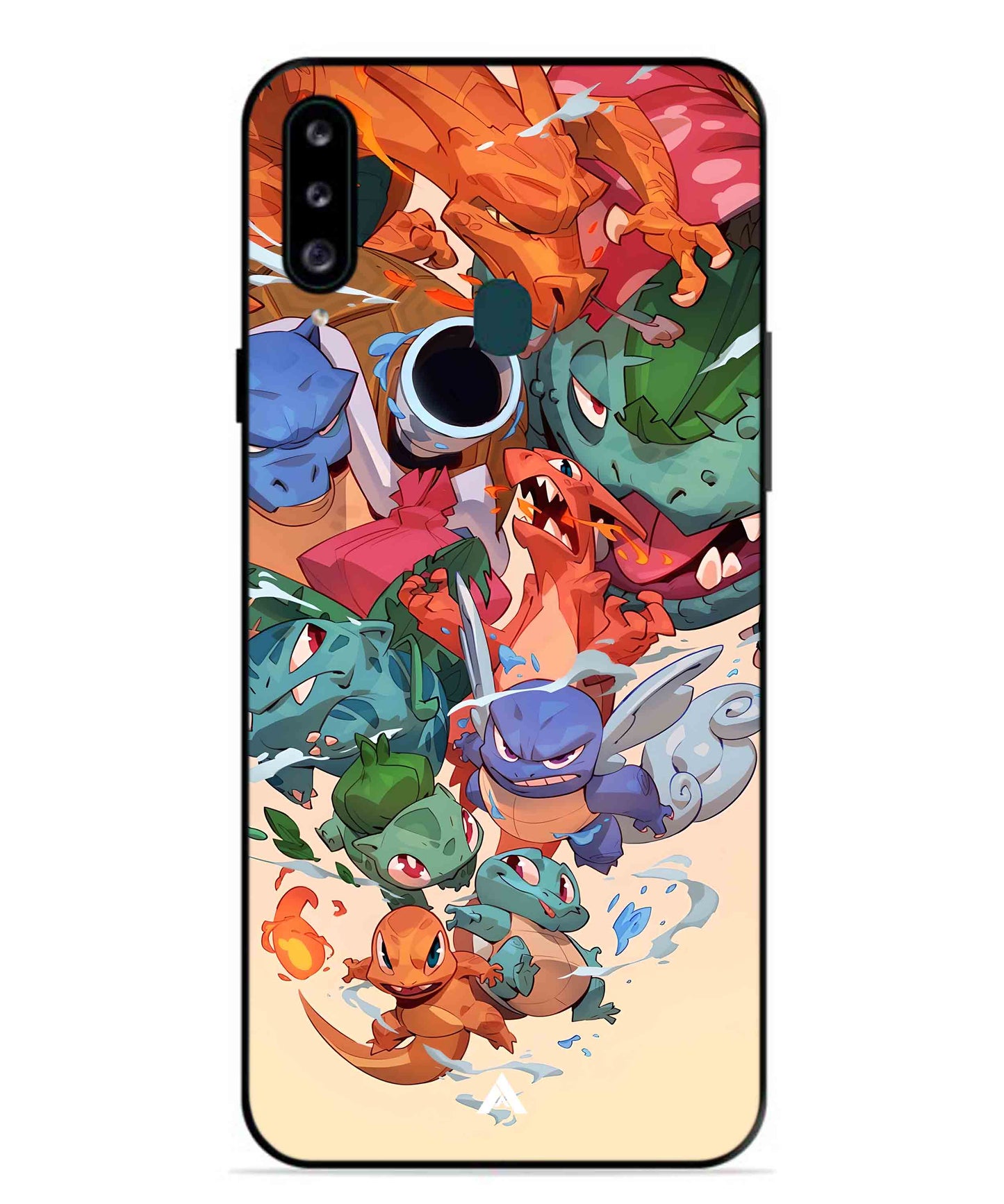 Pokemon Team 2 Metal Back Cover Phone Case for Samsung Galaxy M30