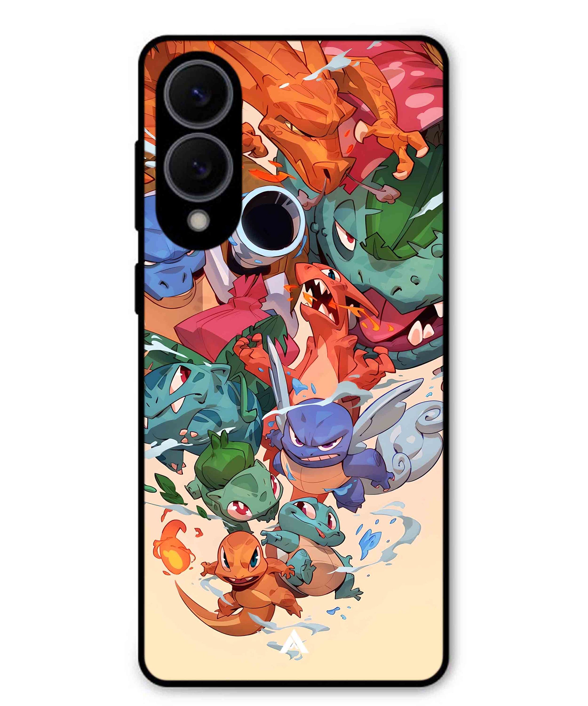 Pokemon Team 2 Metal Back Cover Phone Case for Samsung Galaxy S25 Edge
