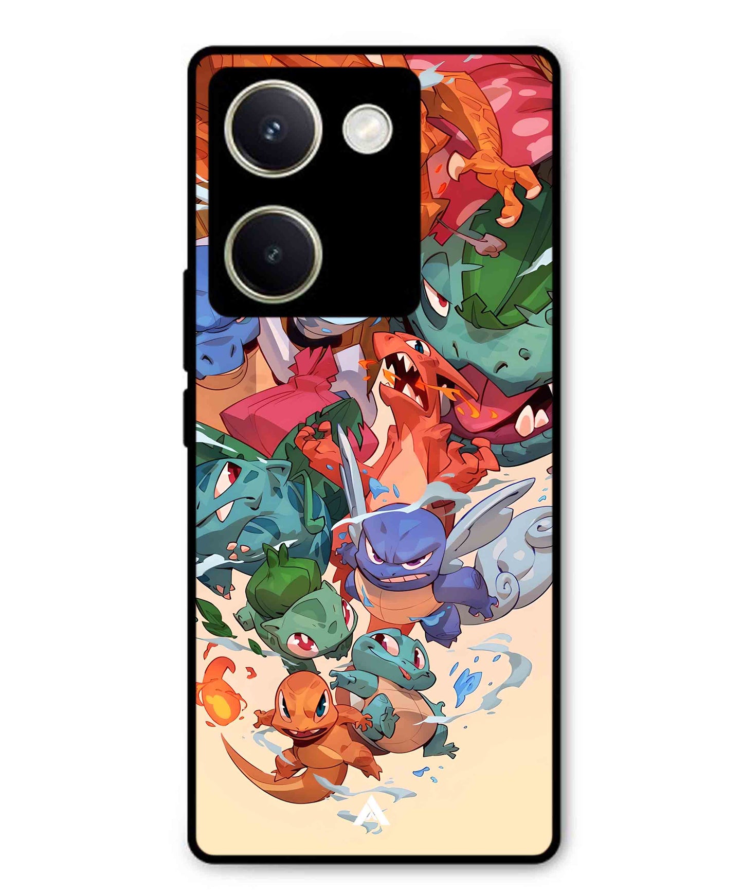 Pokemon Team 2 Metal Back Cover Phone Case for Vivo Y200 Pro