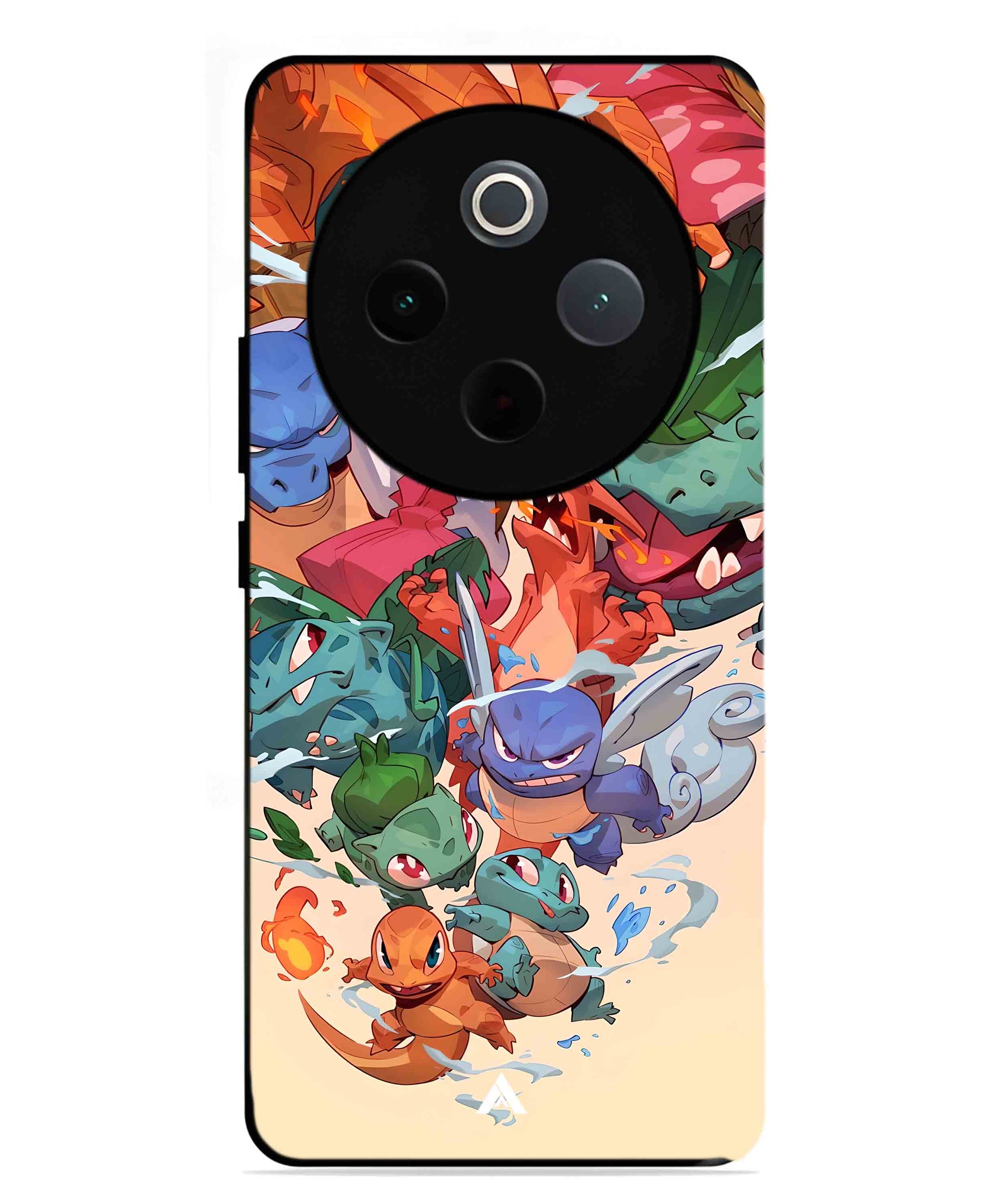 Pokemon Team 2 Metal Back Cover Phone Case for Vivo Y300 Pro