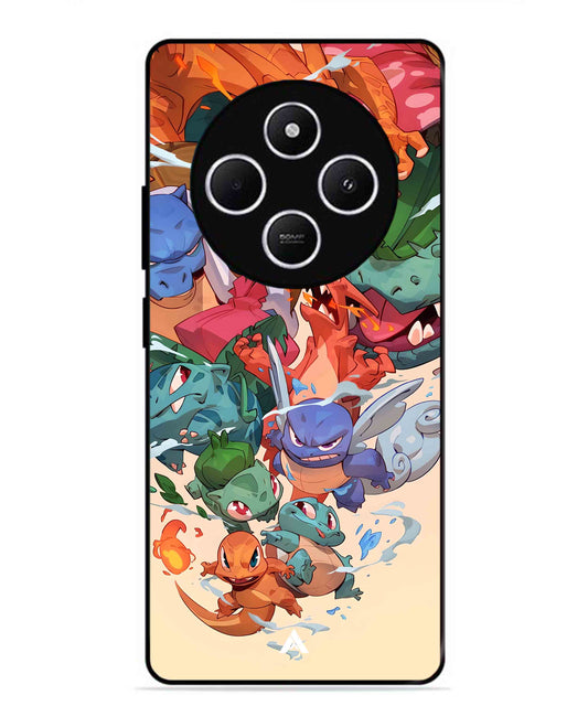 Pokemon Team 2 Metal Back Cover Phone Case for Xiaomi Redmi 14C