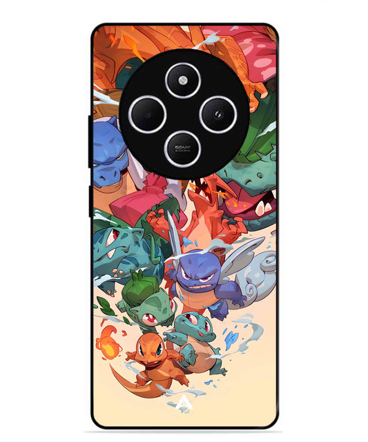 Pokemon Team 2 Metal Back Cover Phone Case for Xiaomi Redmi A4