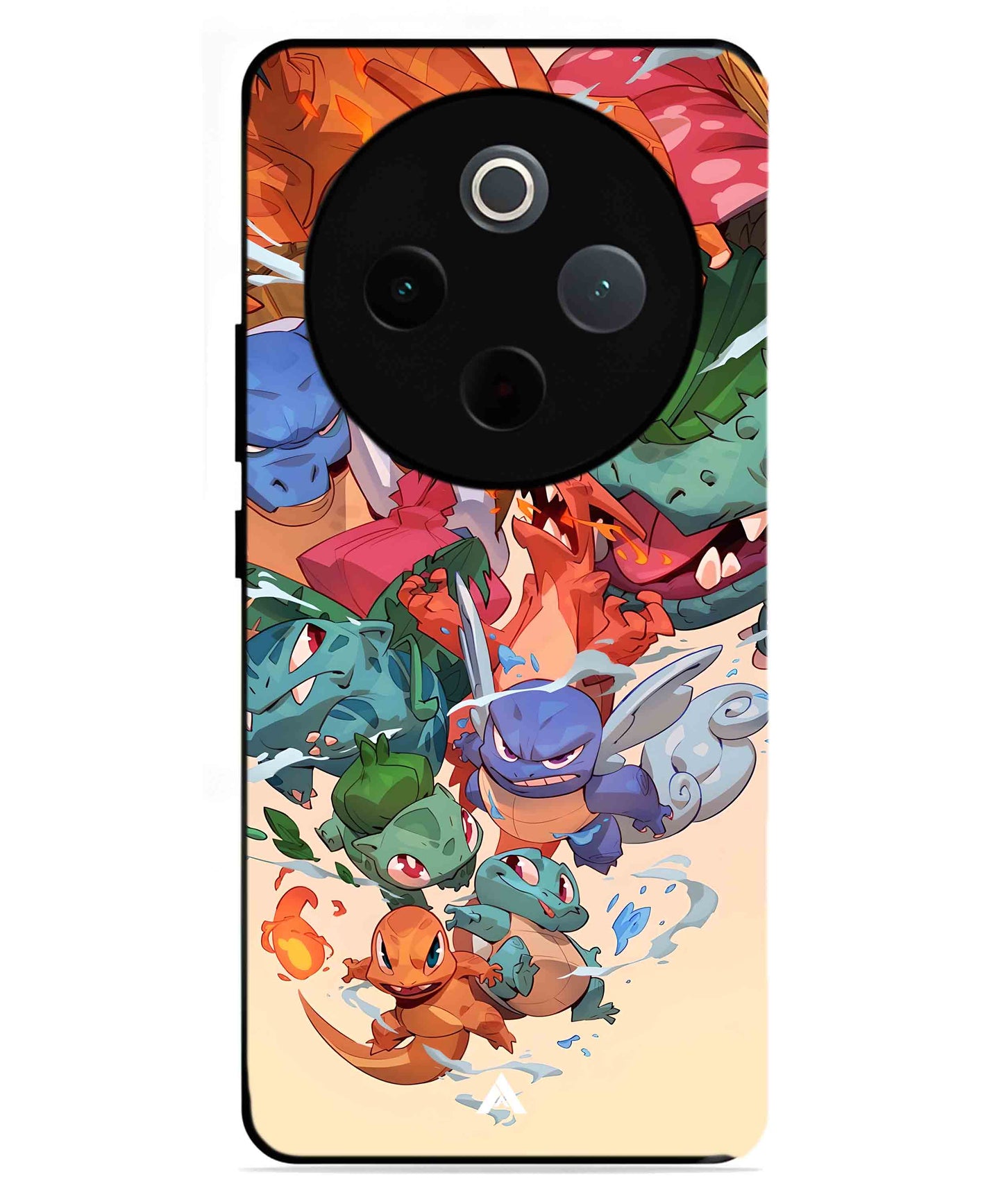 Pokemon Team 2 Metal Back Cover Phone Case for iQOO Z10
