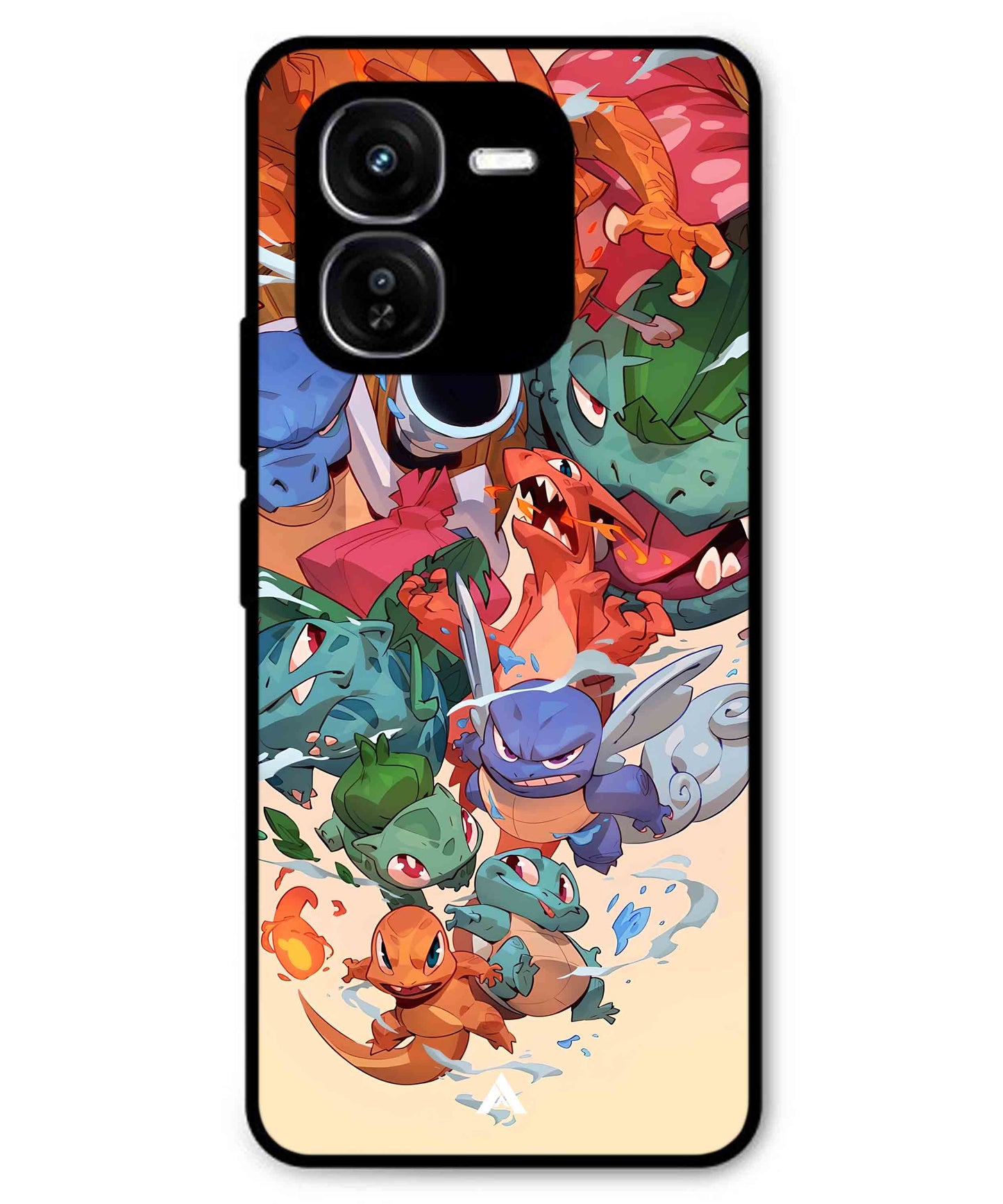 Pokemon Team 2 Metal Back Cover Phone Case for iQOO Z9x