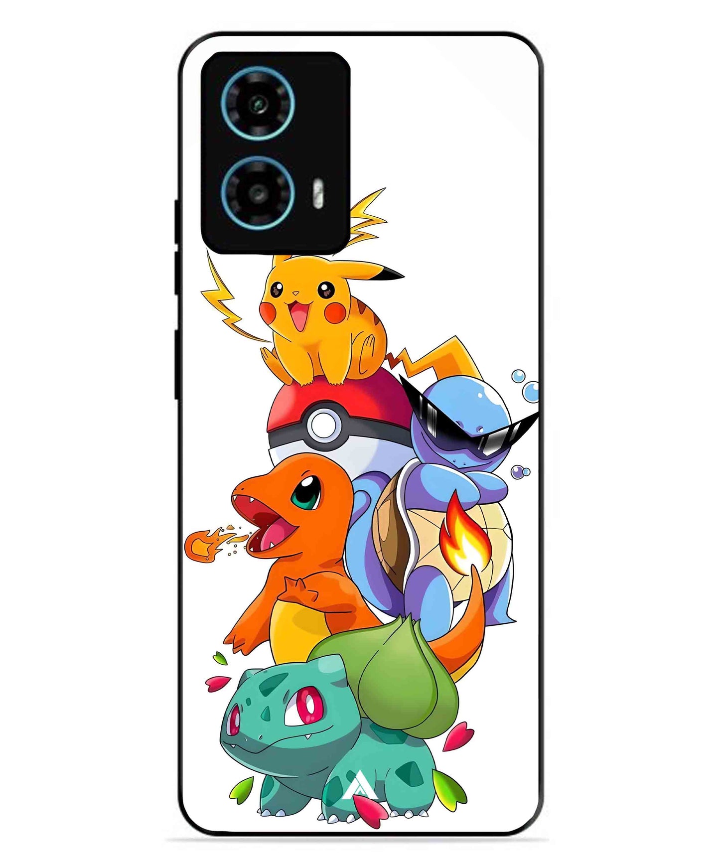 Pokemon Team Metal Back Cover Phone Case for Moto G34