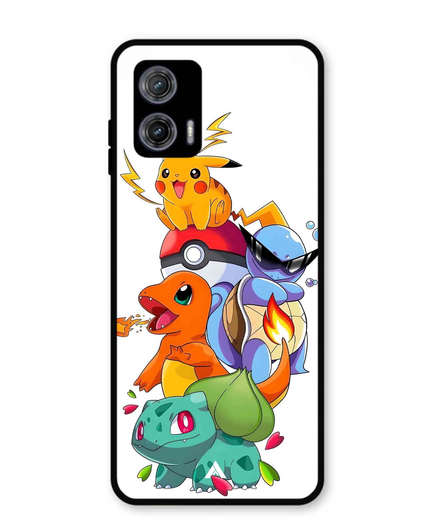 Pokemon Team Metal Back Cover Phone Case for Moto G73