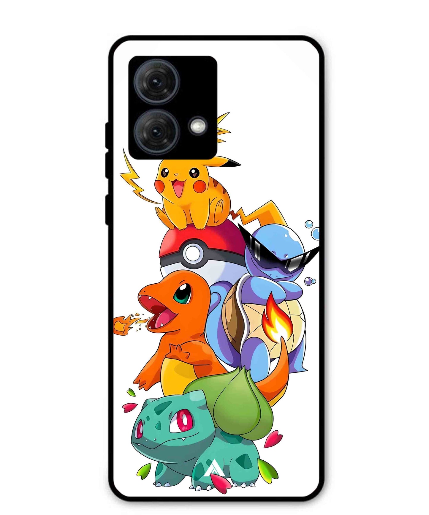 Pokemon Team Metal Back Cover Phone Case for Moto G84