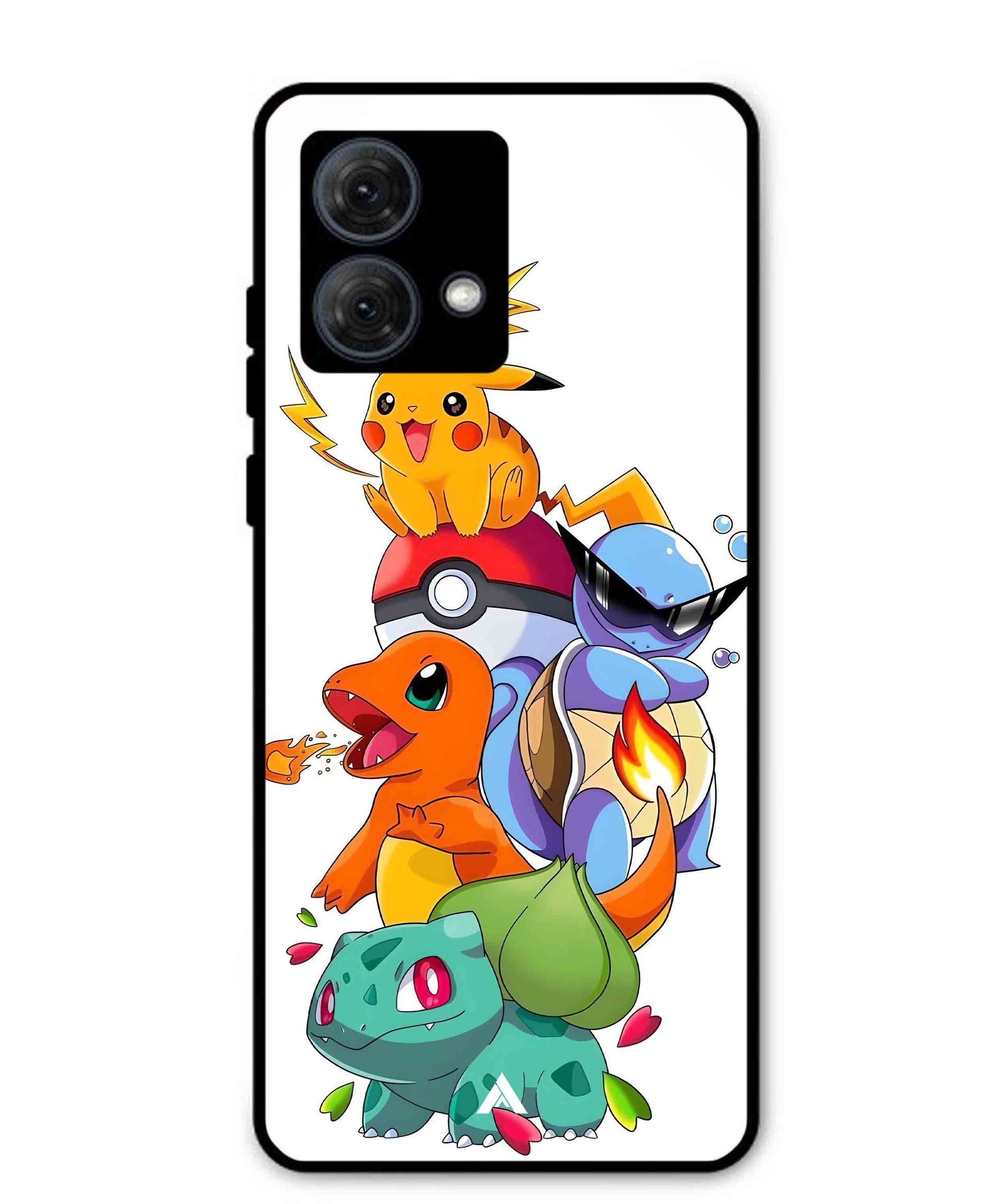 Pokemon Team Metal Back Cover Phone Case for Moto G84