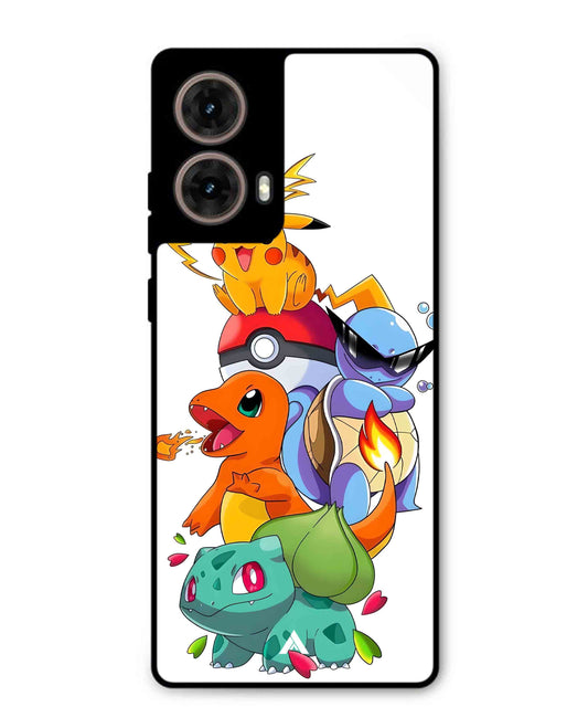 Pokemon Team Metal Back Cover Phone Case for Moto G85