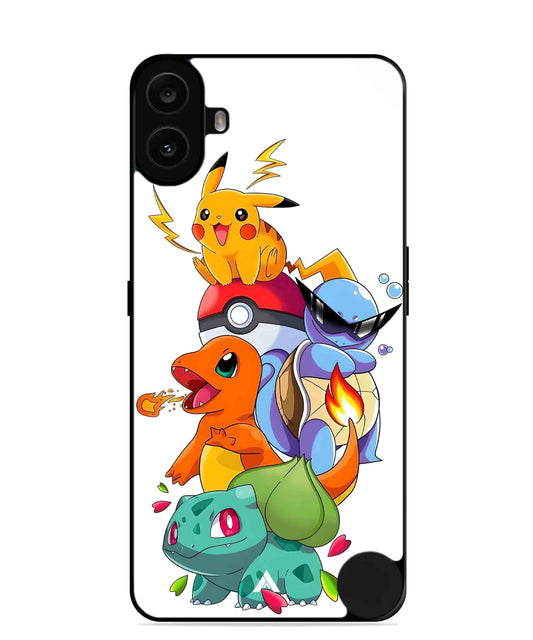 Pokemon Team Metal Back Cover Phone Case for Nothing CMF Phone 1