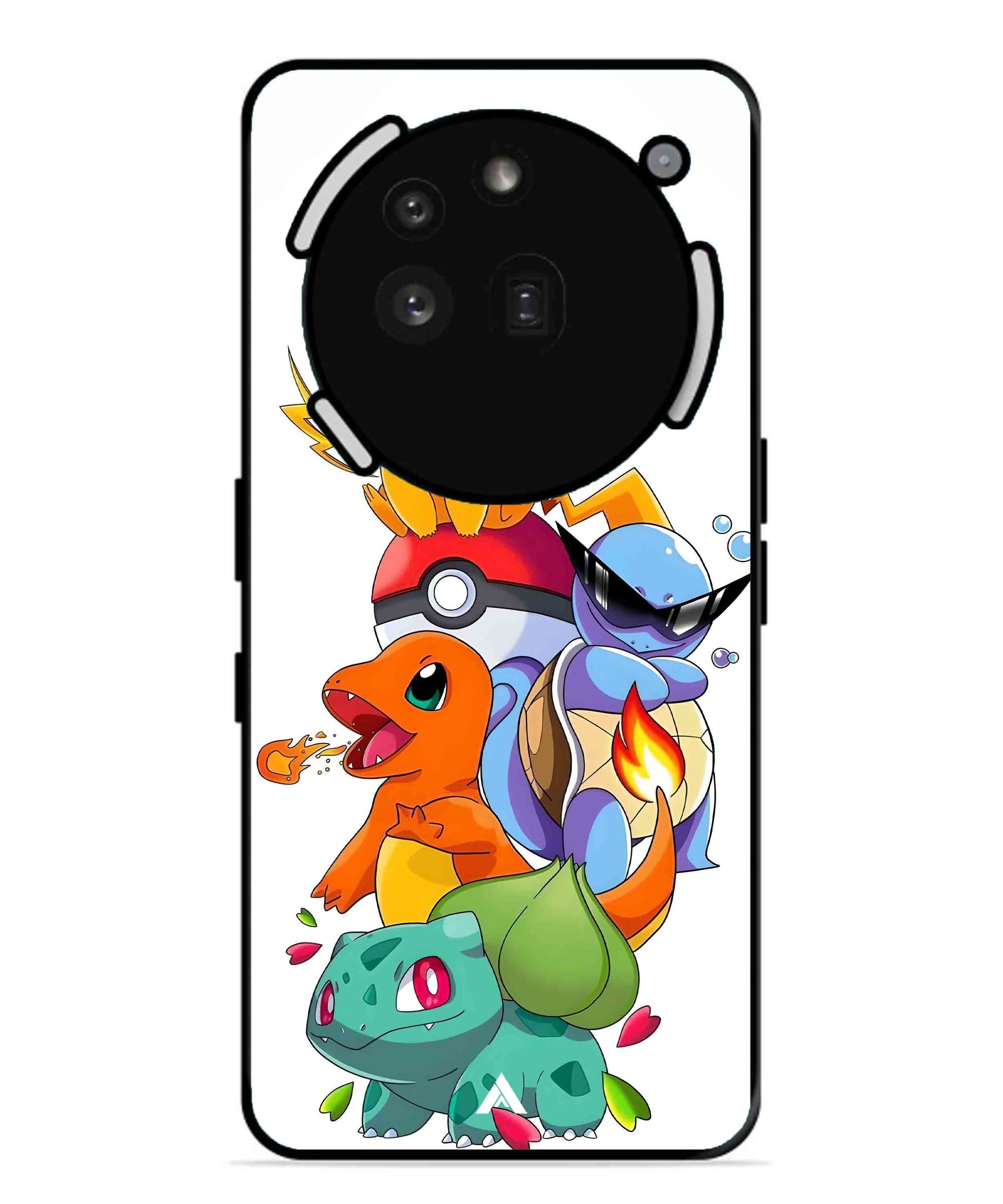 Pokemon Team Metal Back Cover Phone Case for Nothing Phone 3a Pro