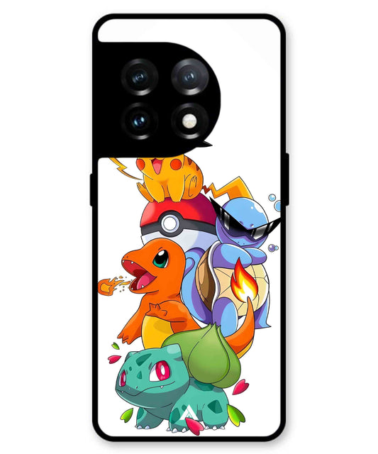 Pokemon Team Metal Back Cover Phone Case for Oneplus 11