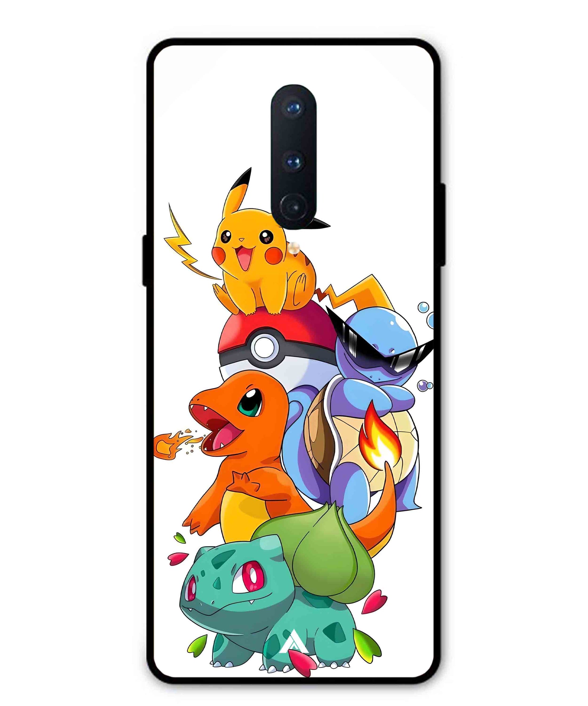 Pokemon Team Metal Back Cover Phone Case for Oneplus 8