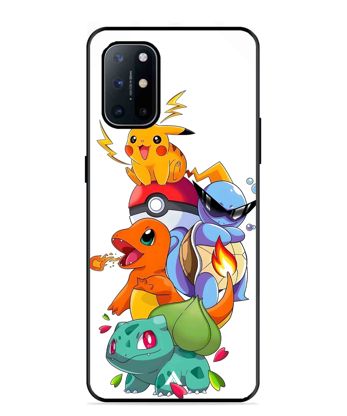 Pokemon Team Metal Back Cover Phone Case for Oneplus 8T