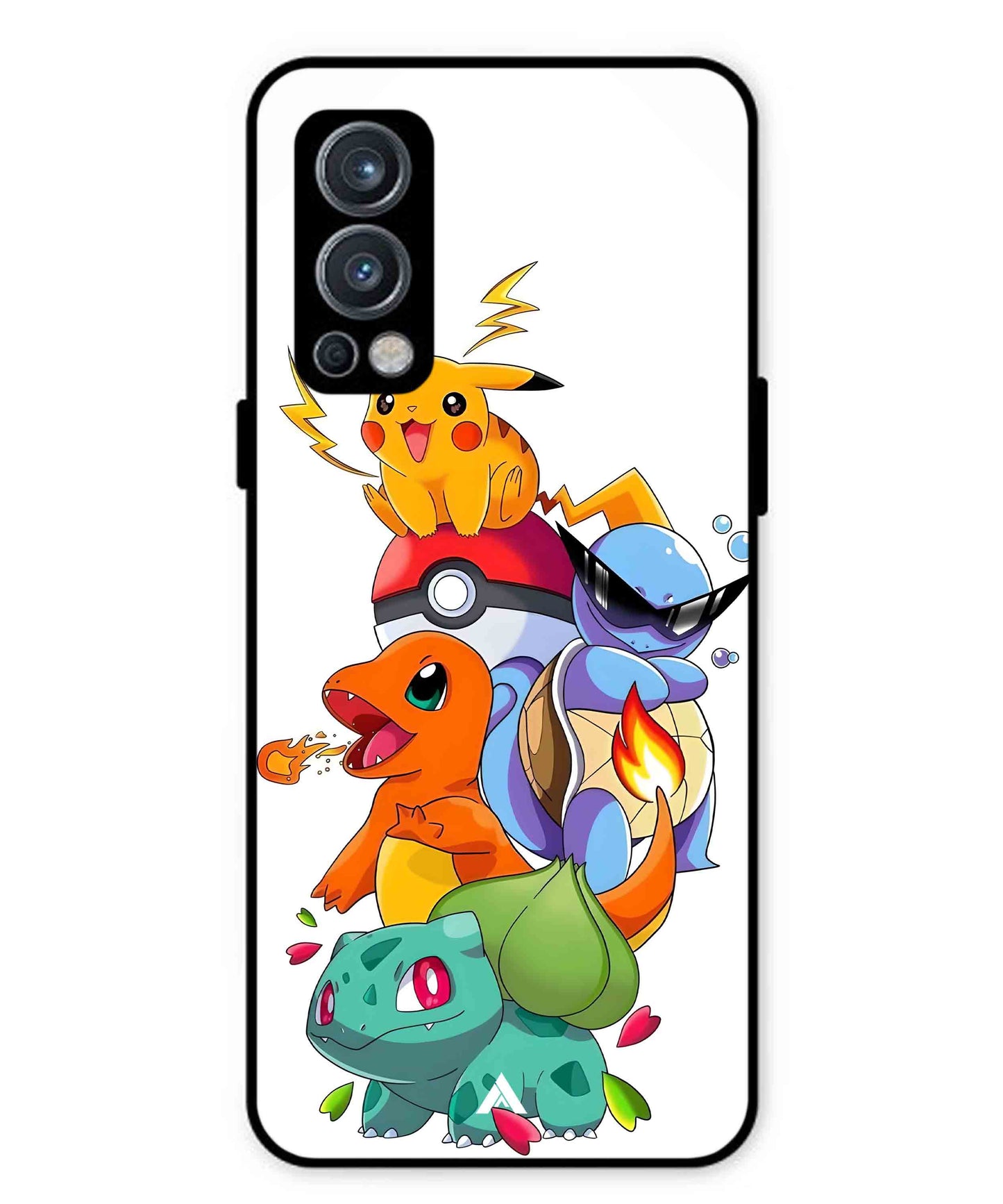 Pokemon Team Metal Back Cover Phone Case for Oneplus Nord 2