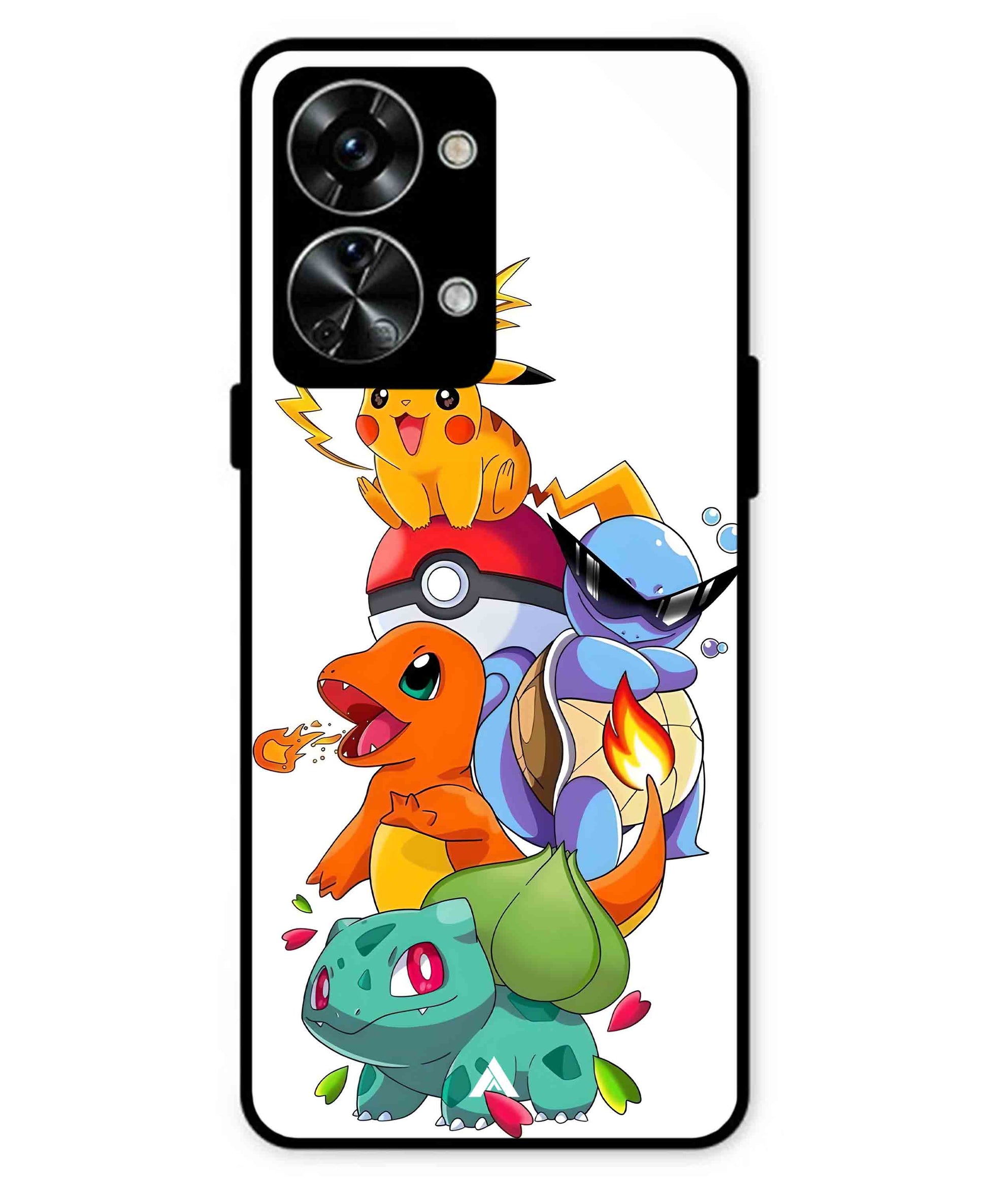 Pokemon Team Metal Back Cover Phone Case for Oneplus Nord 2T