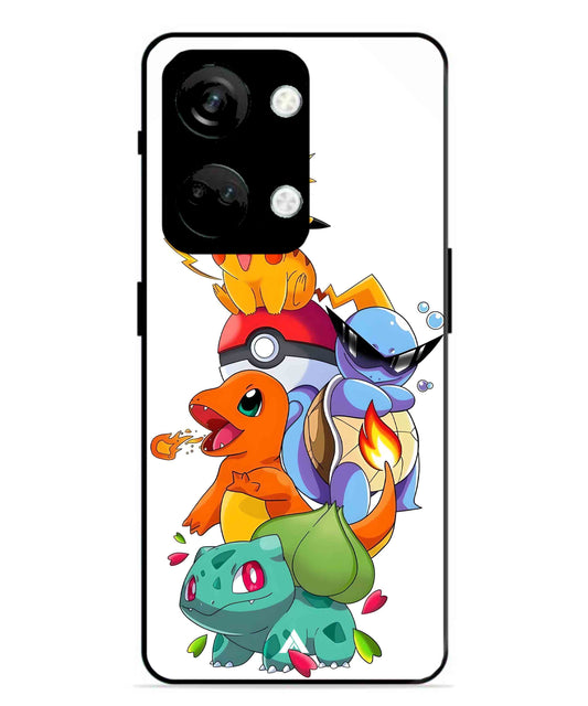 Pokemon Team Metal Back Cover Phone Case for Oneplus Nord 3