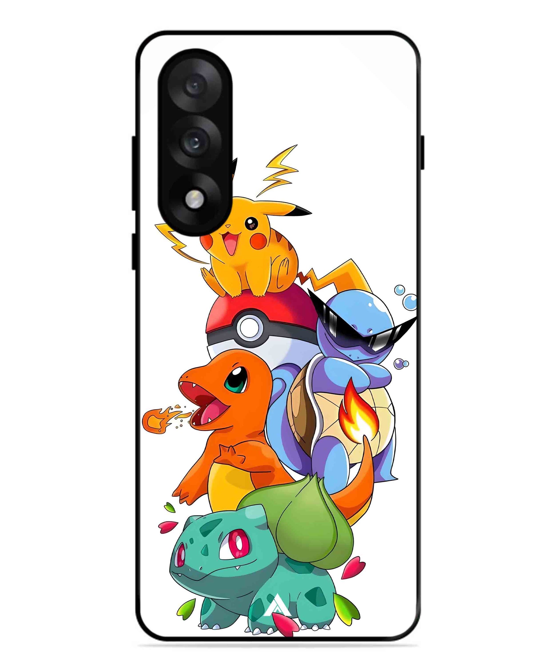 Pokemon Team Metal Back Cover Phone Case for Oneplus Nord 5