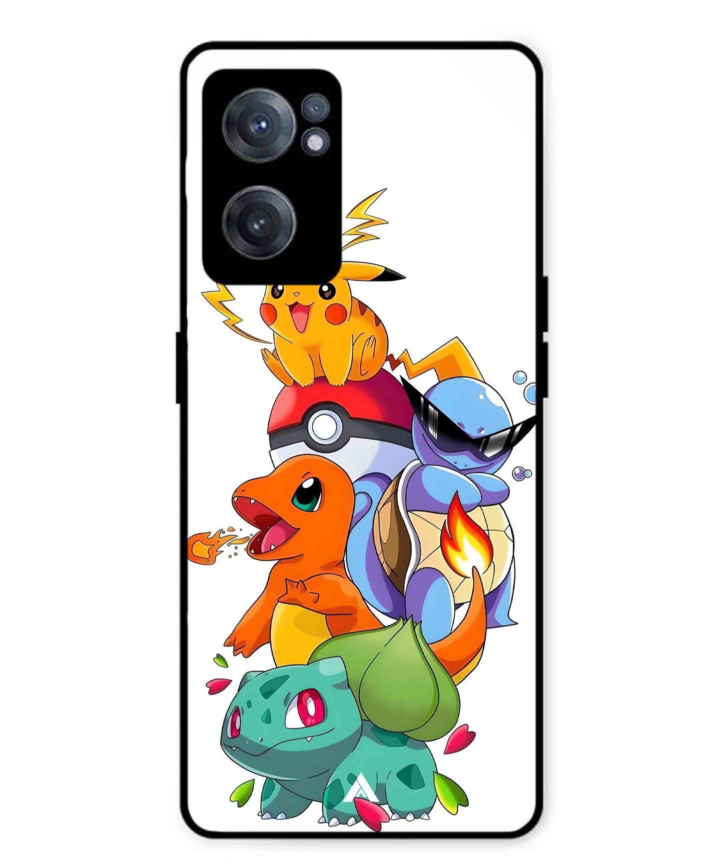 Pokemon Team Metal Back Cover Phone Case for Oneplus Nord CE 2