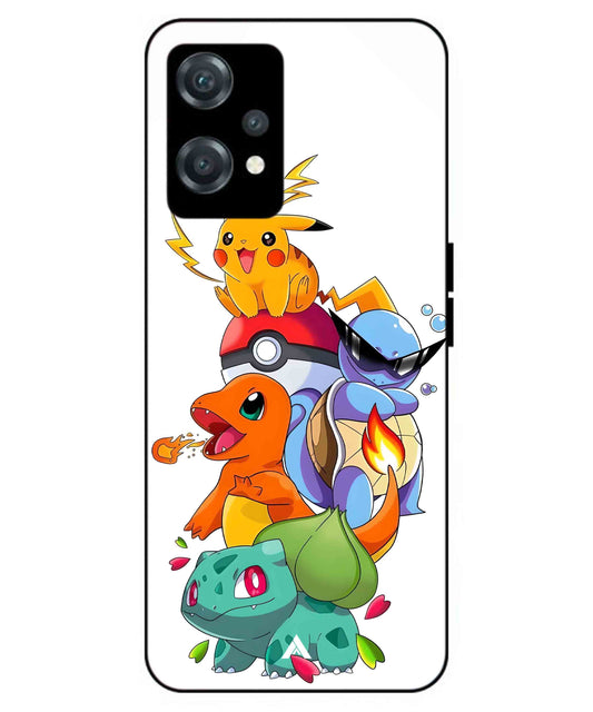 Pokemon Team Metal Back Cover Phone Case for Oneplus Nord CE 2 Lite