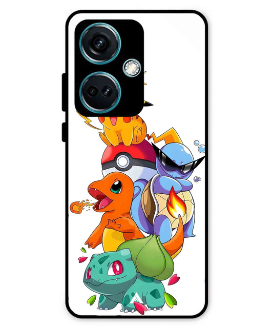 Pokemon Team Metal Back Cover Phone Case for Oneplus Nord CE 3