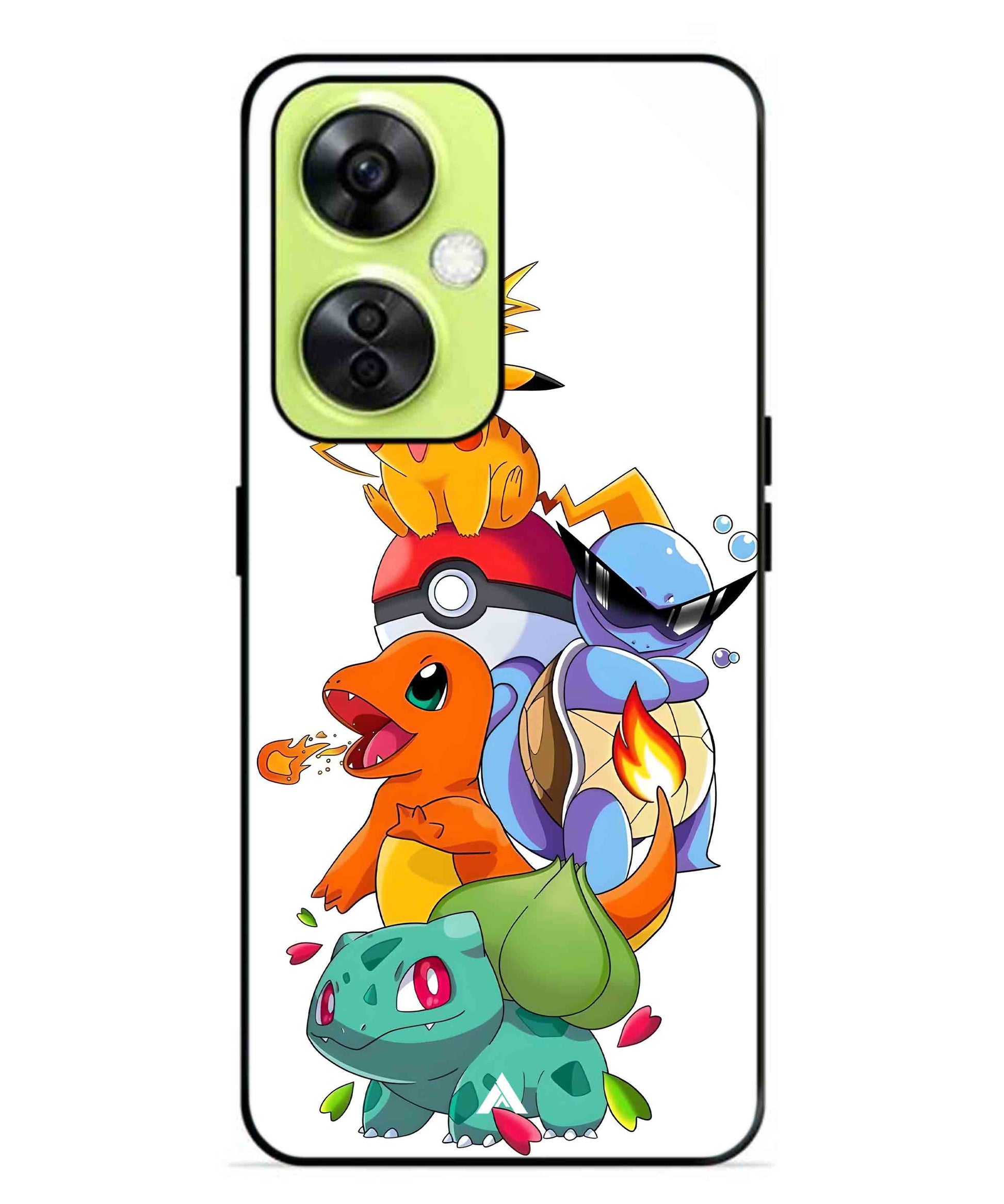 Pokemon Team Metal Back Cover Phone Case for Oneplus Nord CE 3 Lite