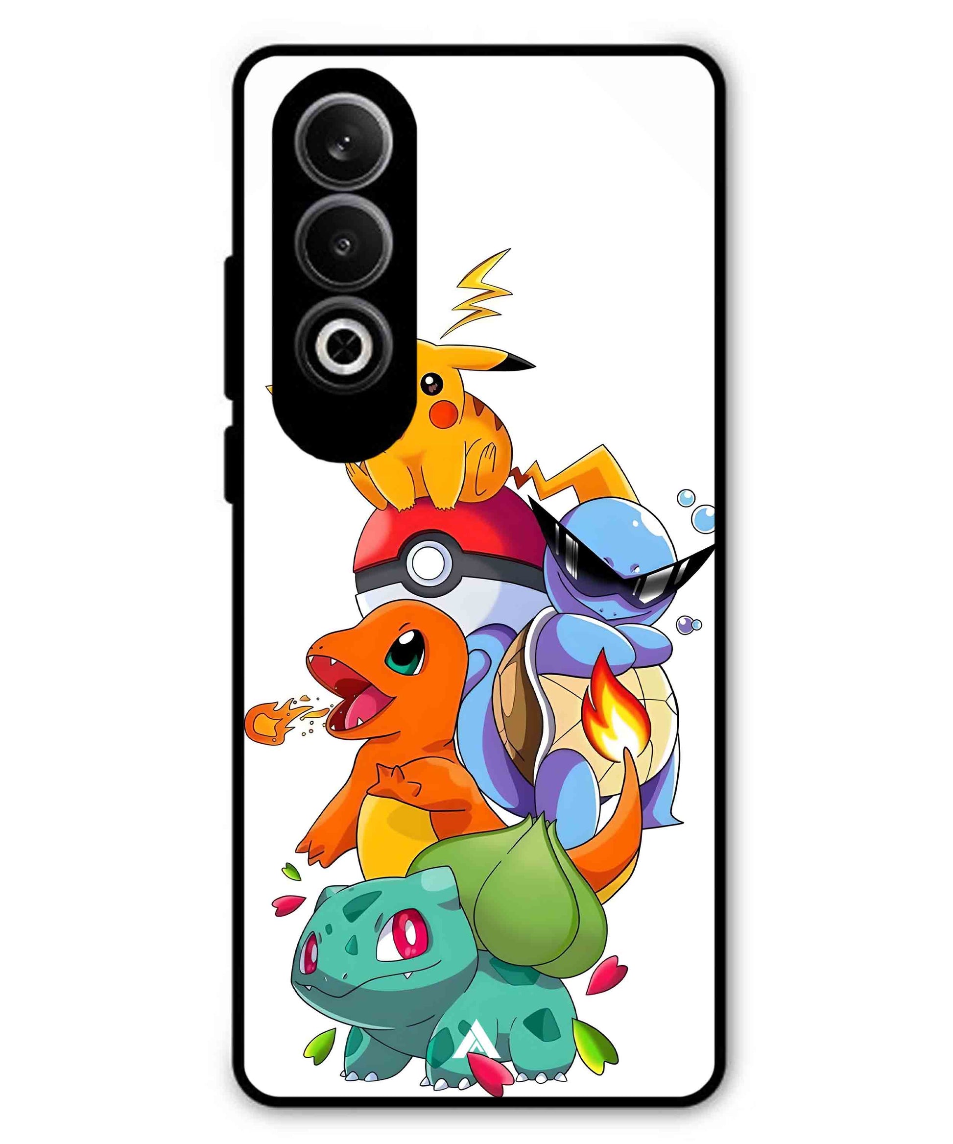 Pokemon Team Metal Back Cover Phone Case for Oneplus Nord CE 4