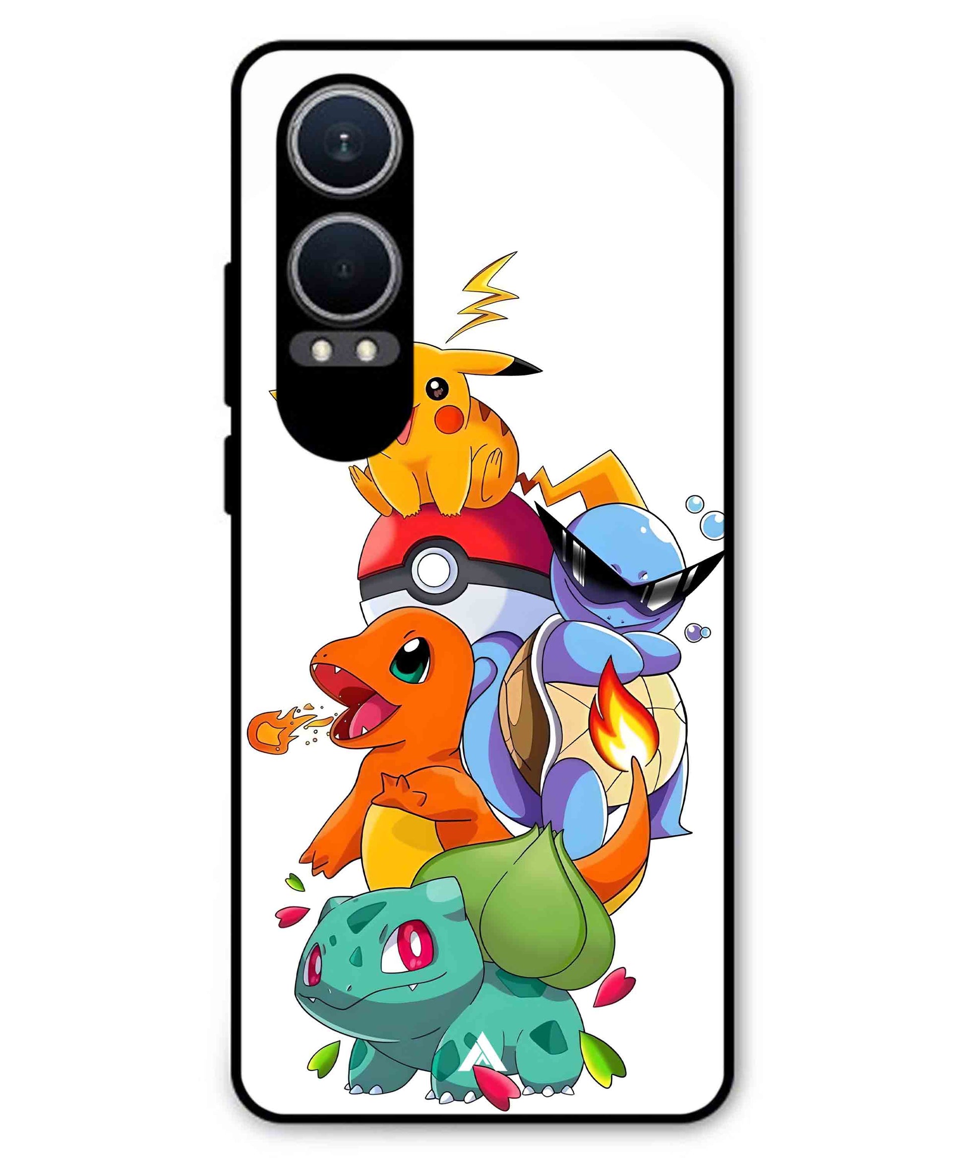 Pokemon Team Metal Back Cover Phone Case for Oneplus Nord CE 4 Lite