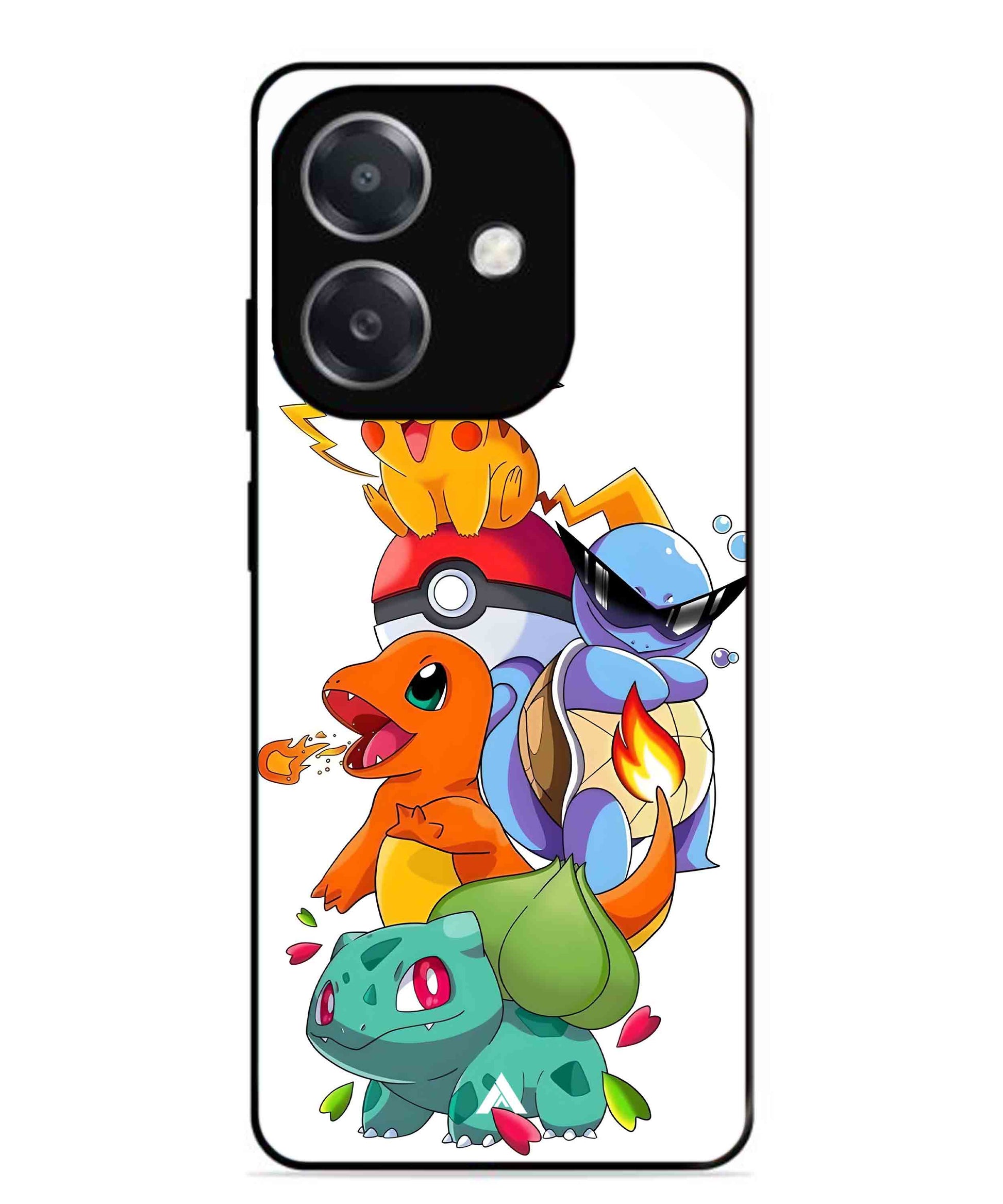 Pokemon Team Metal Back Cover Phone Case for Oppo A3