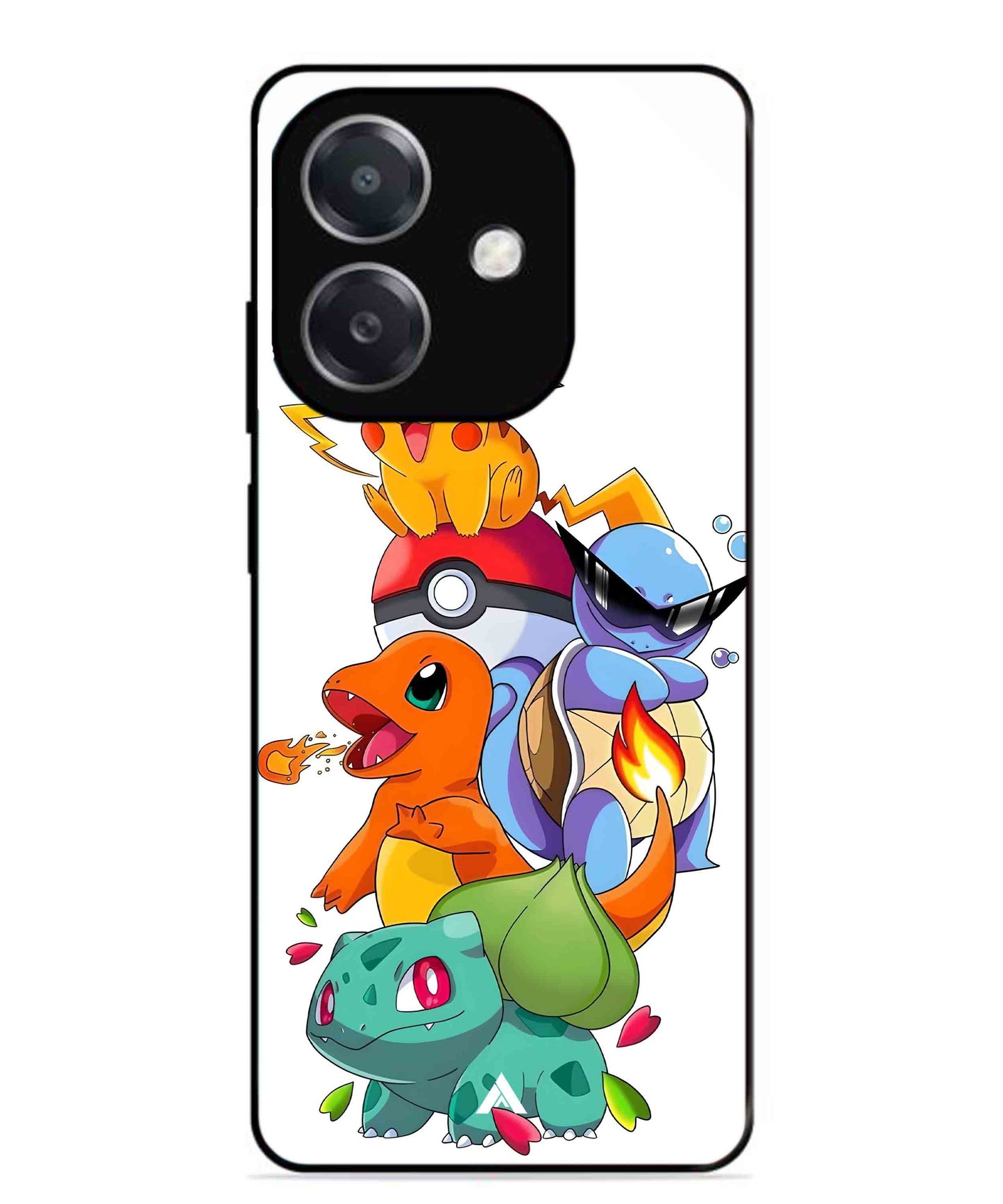 Pokemon Team Metal Back Cover Phone Case for Oppo A3X