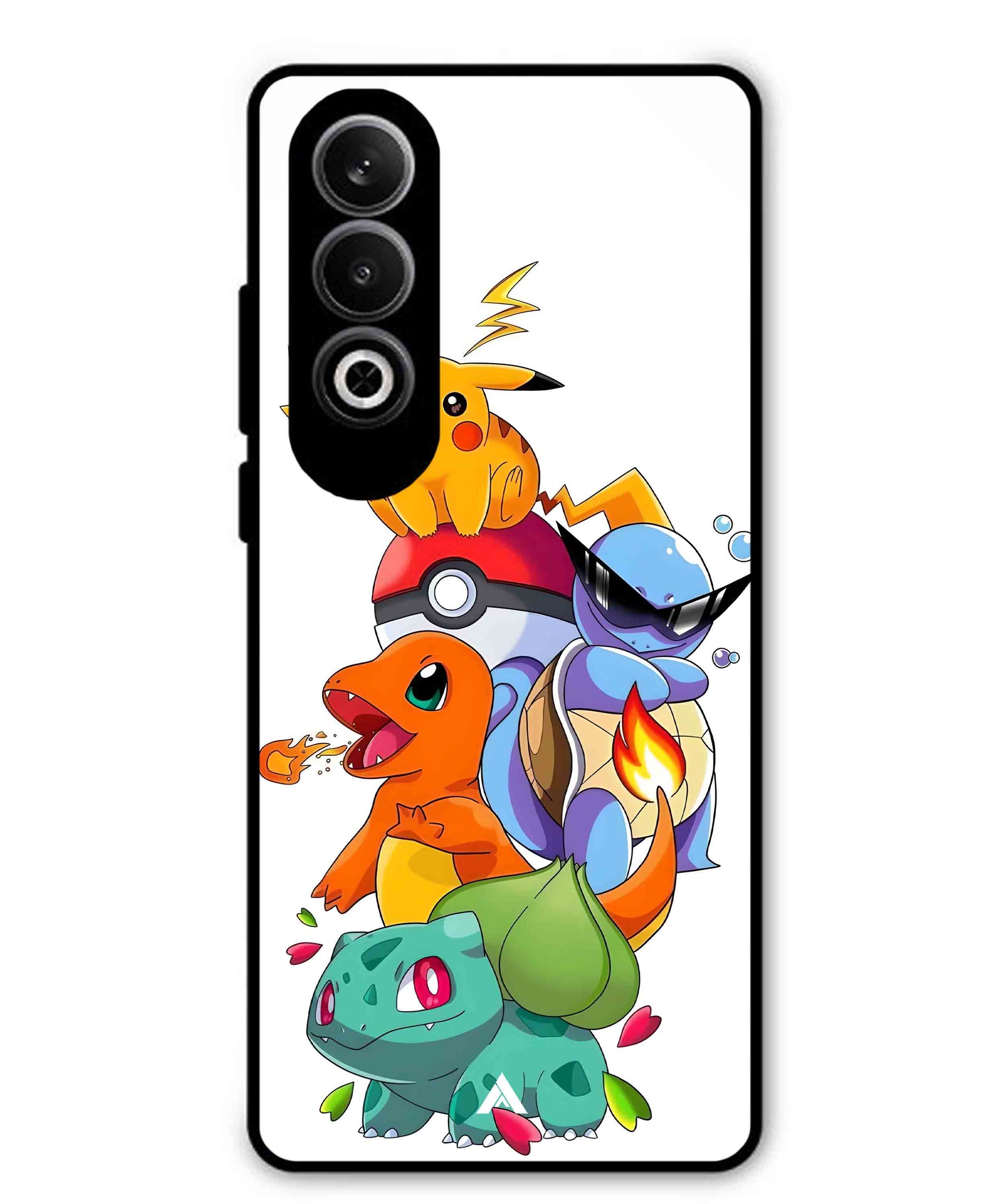 Pokemon Team Metal Back Cover Phone Case for Oppo K12
