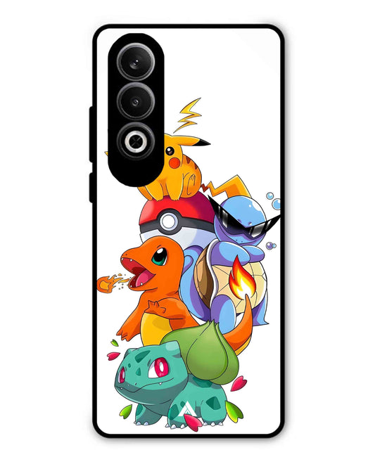 Pokemon Team Metal Back Cover Phone Case for Oppo K12