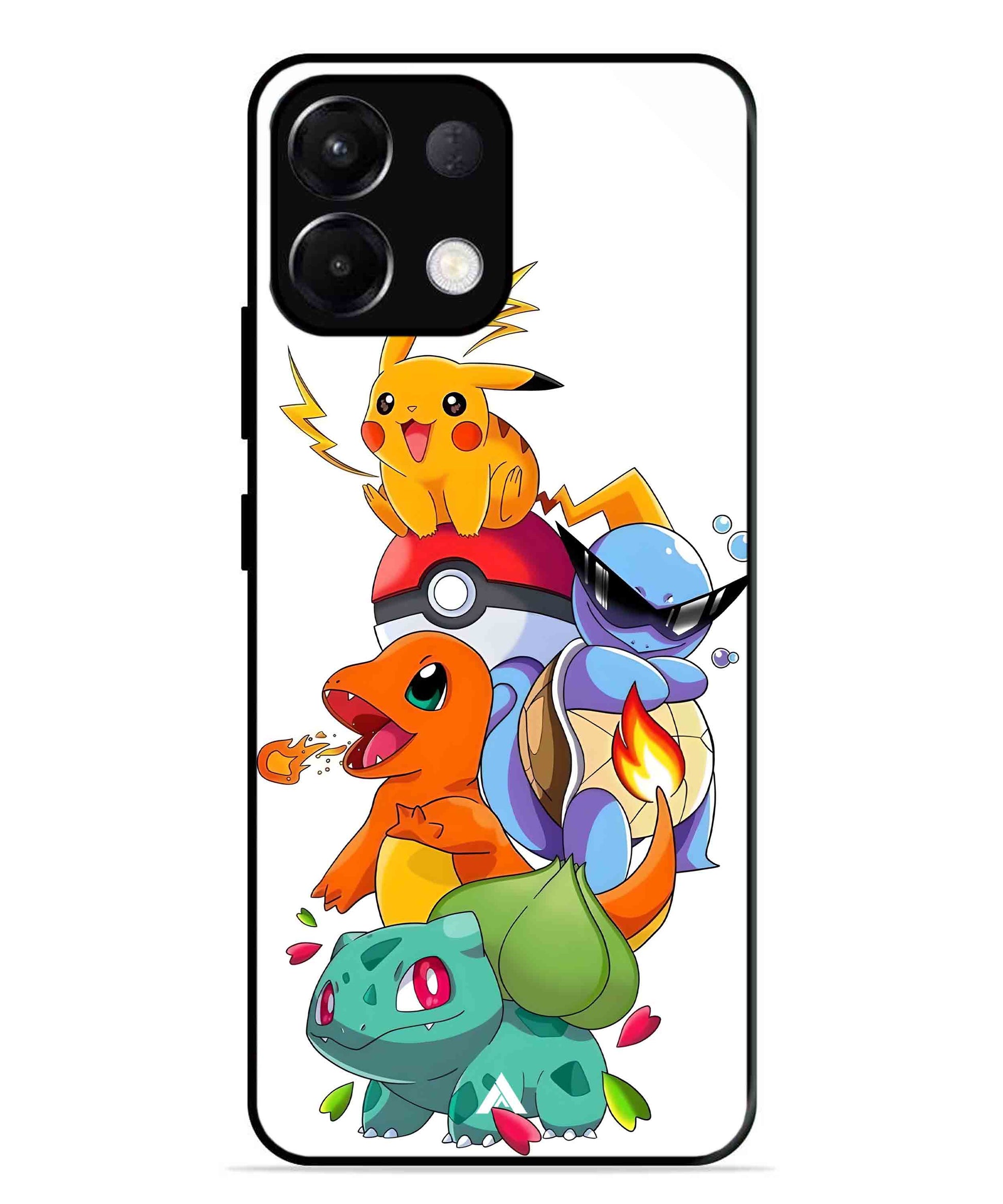 Pokemon Team Metal Back Cover Phone Case for Oppo K13