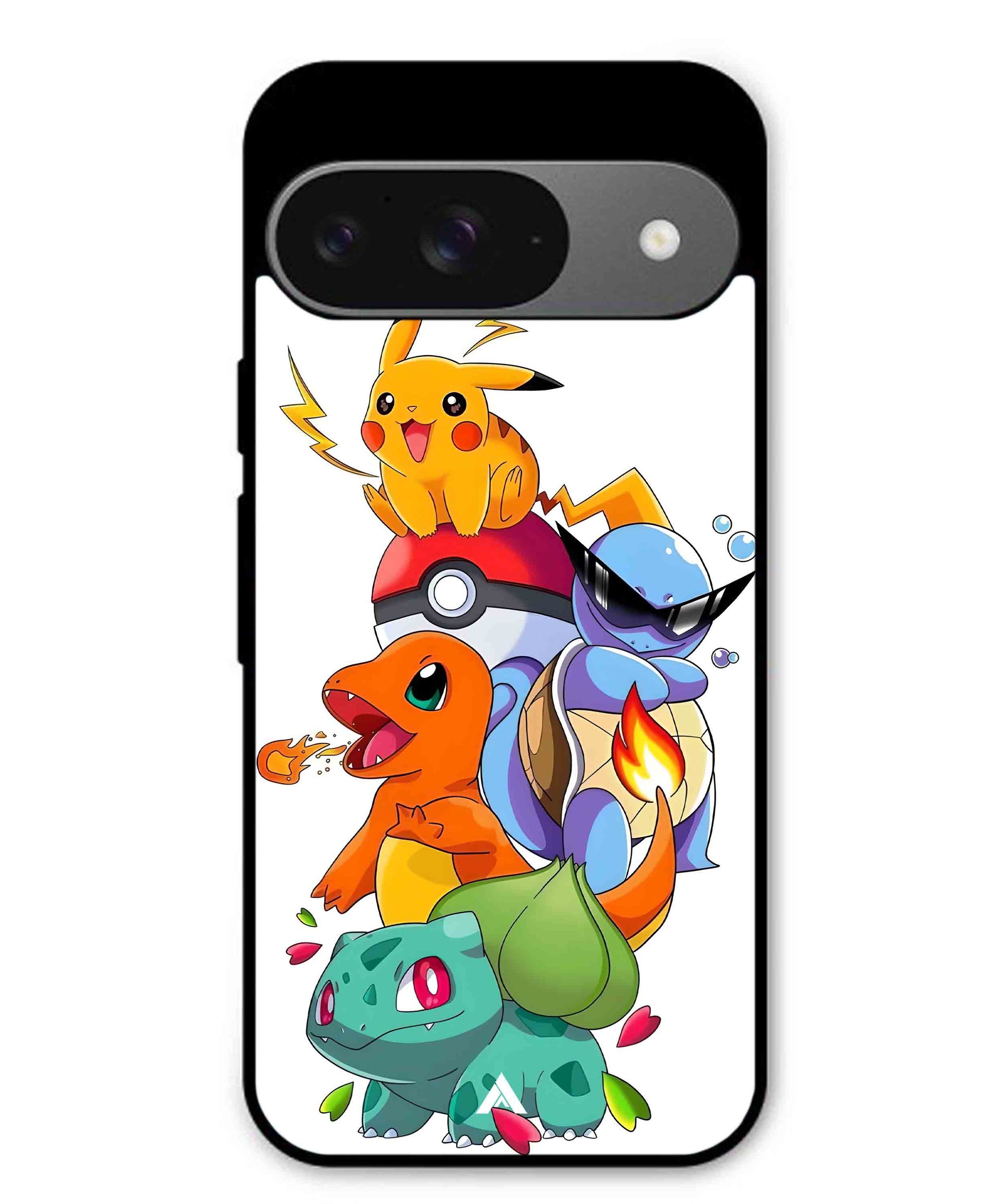 Pokemon Team Metal Back Cover Phone Case for Pixel 9