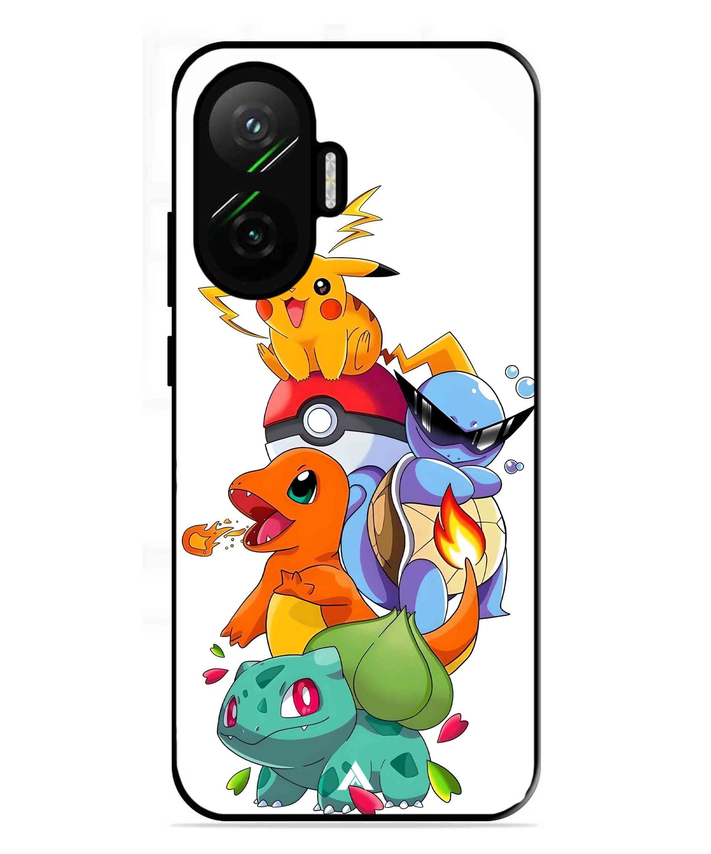 Pokemon Team Metal Back Cover Phone Case for Poco F7