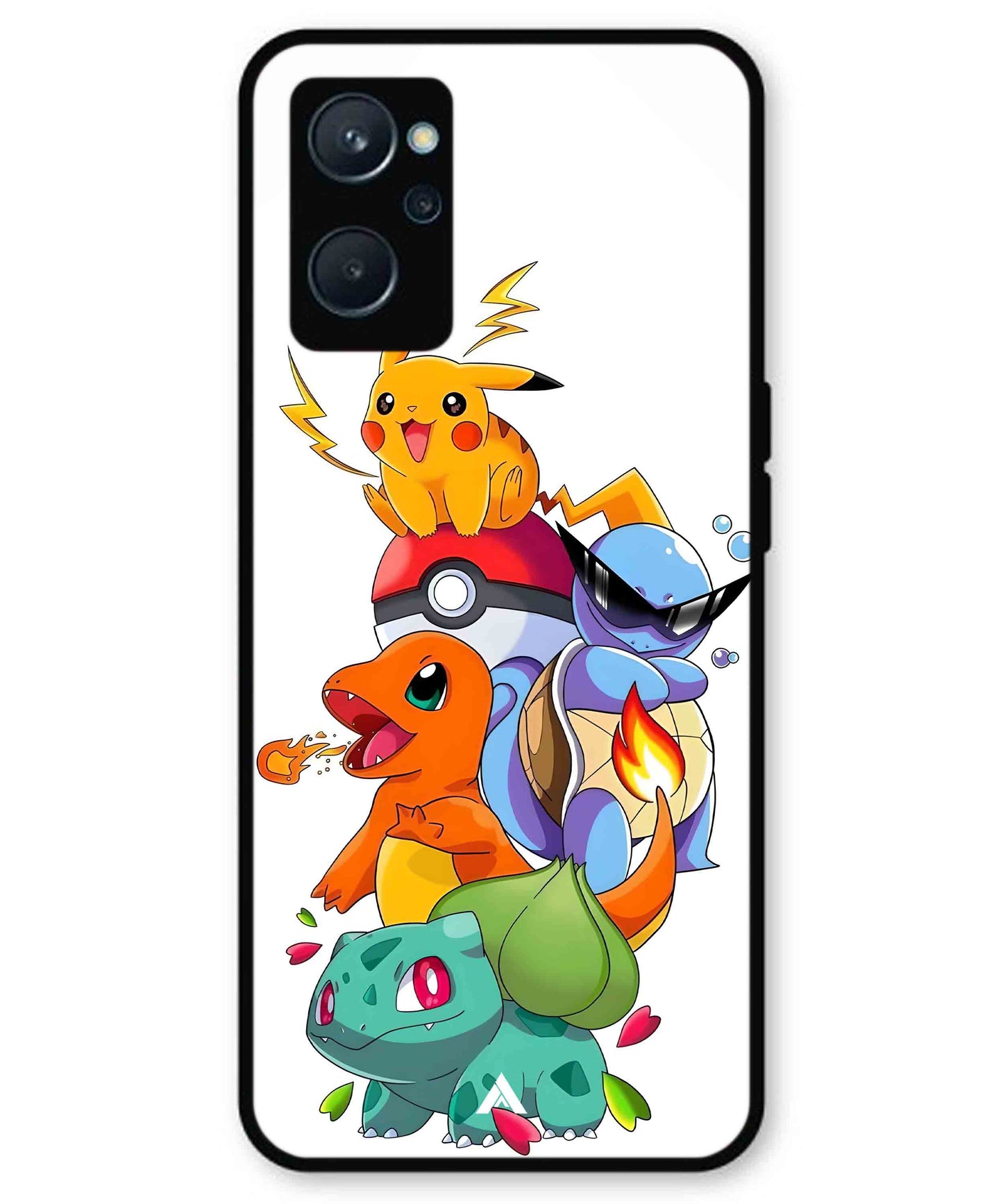 Pokemon Team Metal Back Cover Phone Case for Realme 10