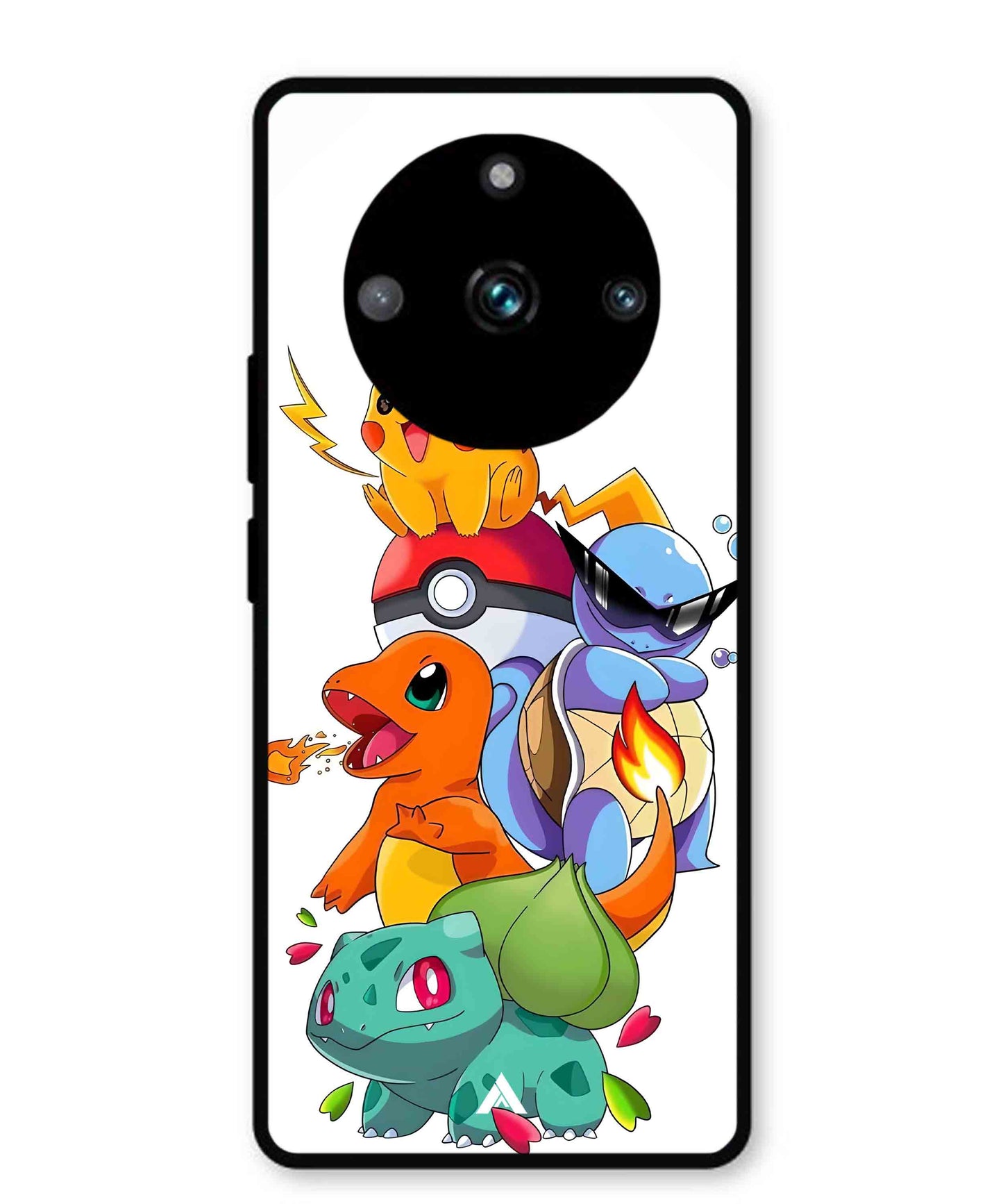 Pokemon Team Metal Back Cover Phone Case for Realme 11 Pro