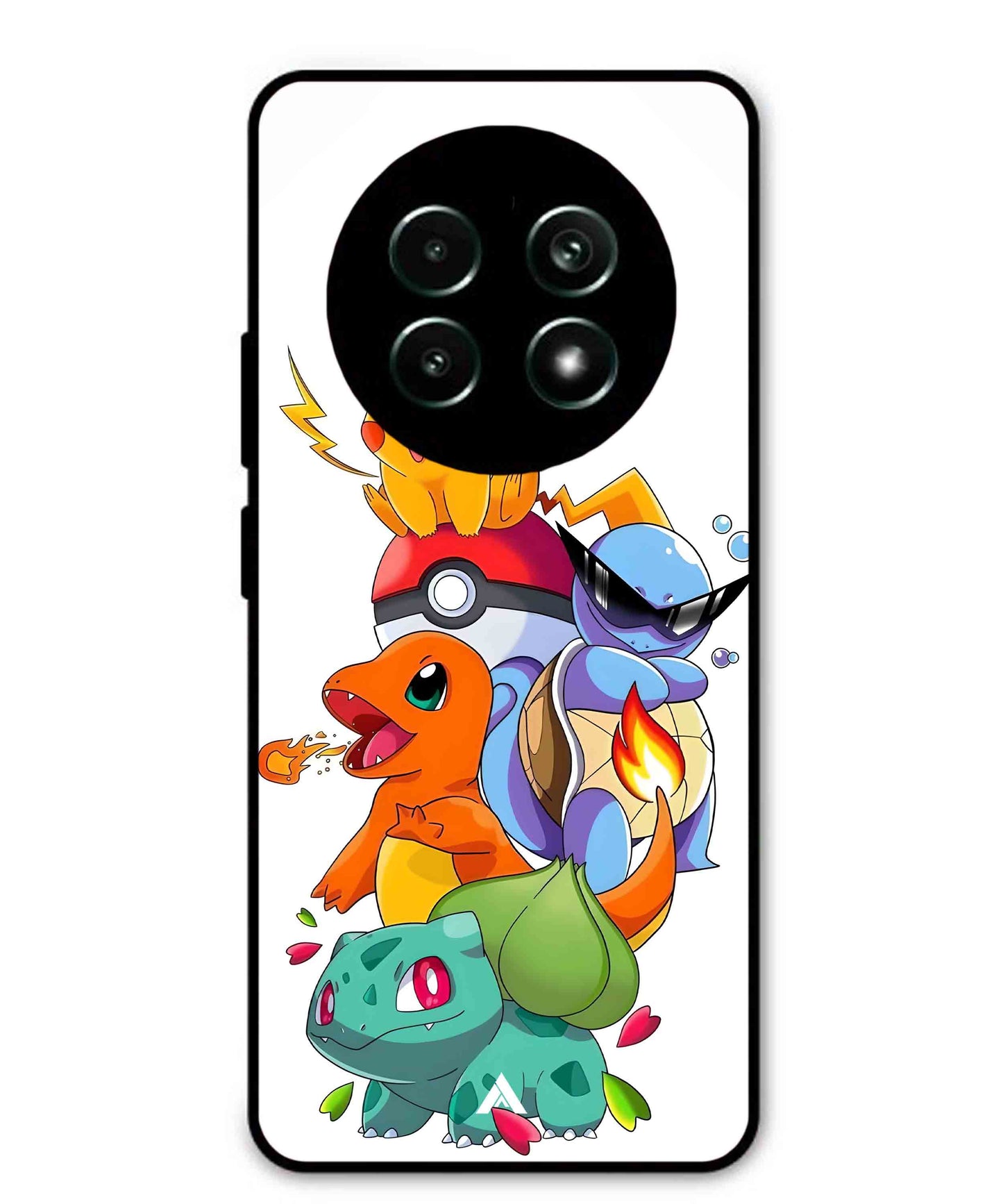 Pokemon Team Metal Back Cover Phone Case for Realme 13